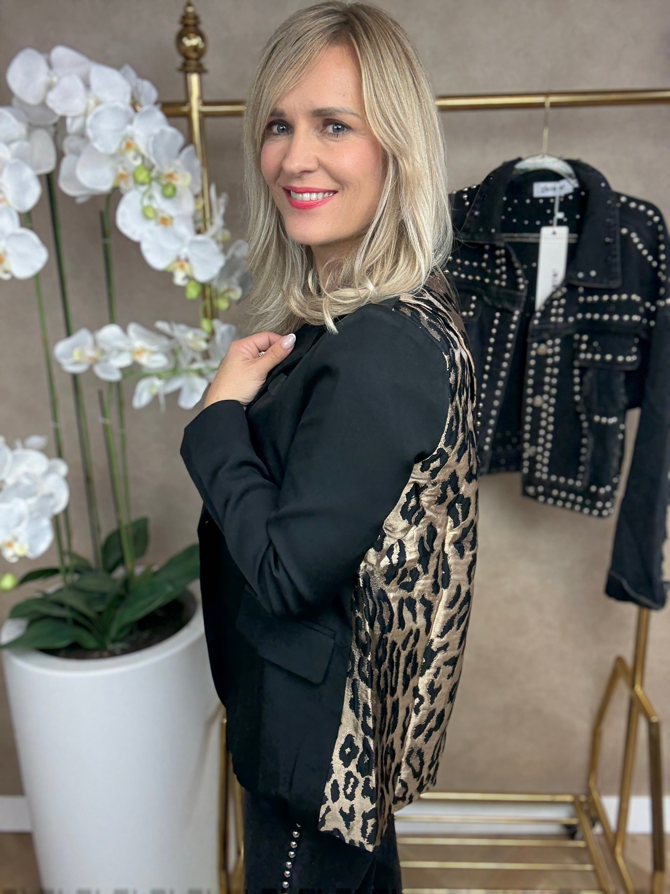 Blazer | Leopard | Zwart