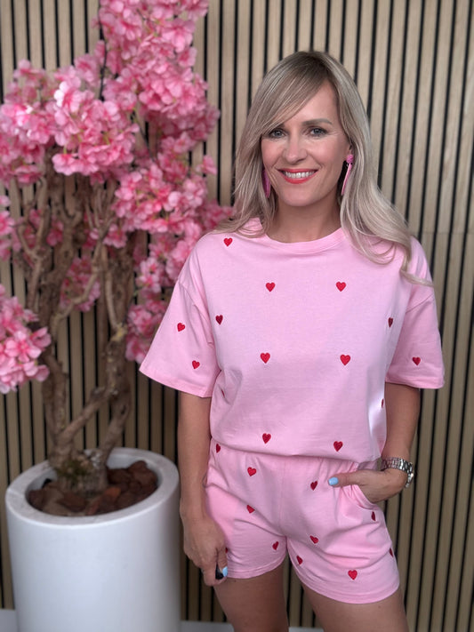 Set | Hartjes | Roze