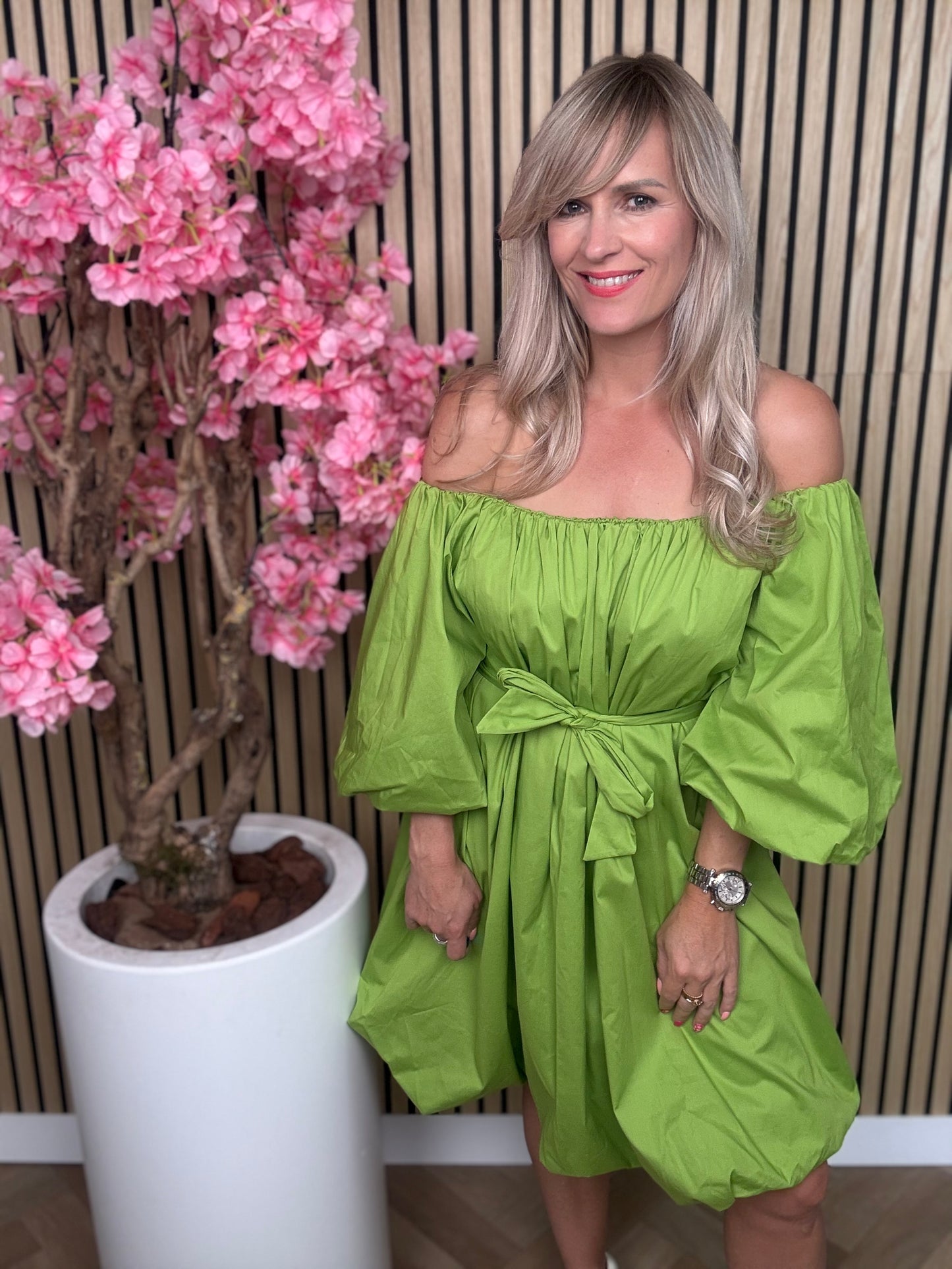 Azzurro | Off-Shoulder | Jurk 💚