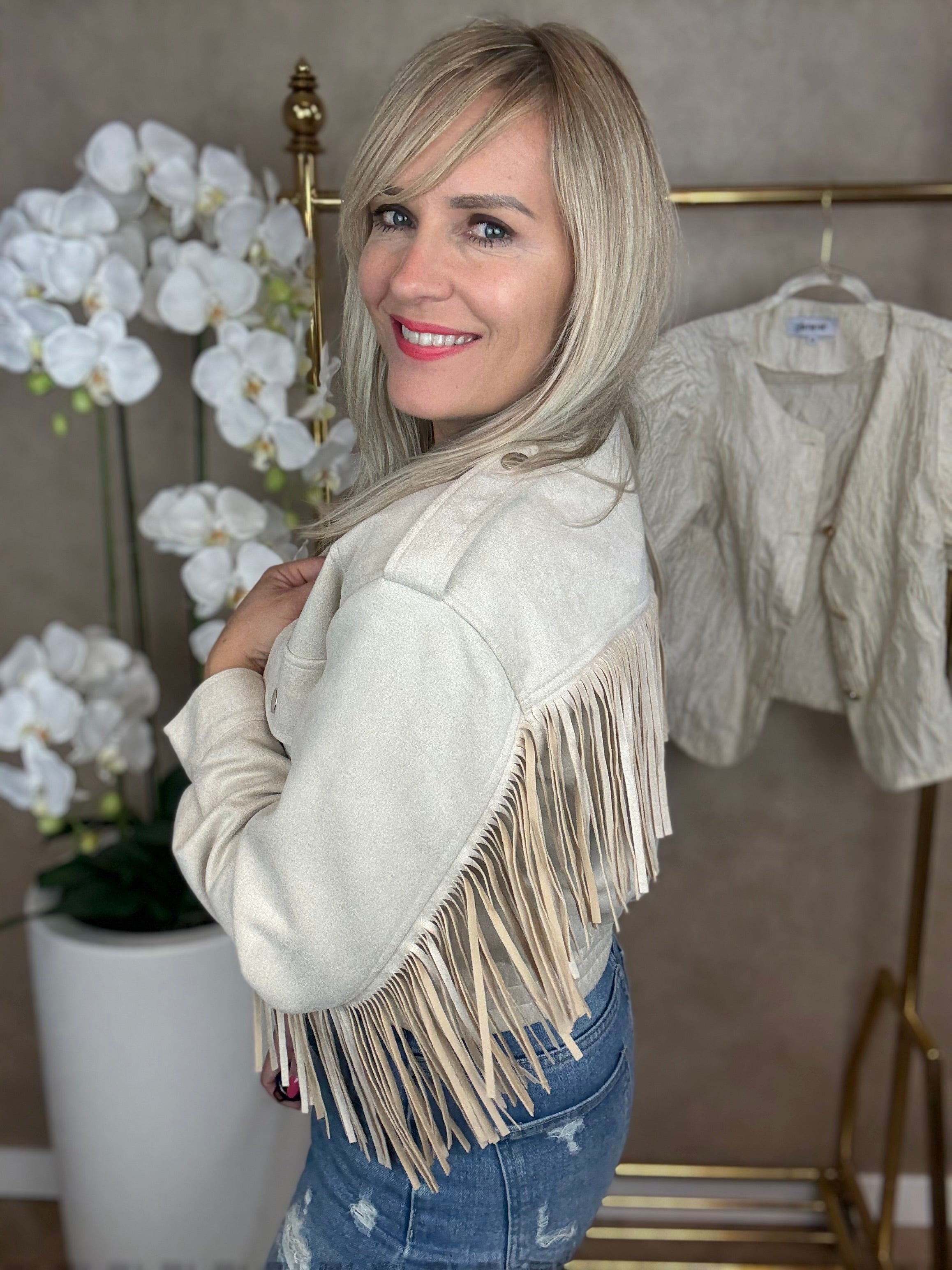 Jasje | Fringes | Beige