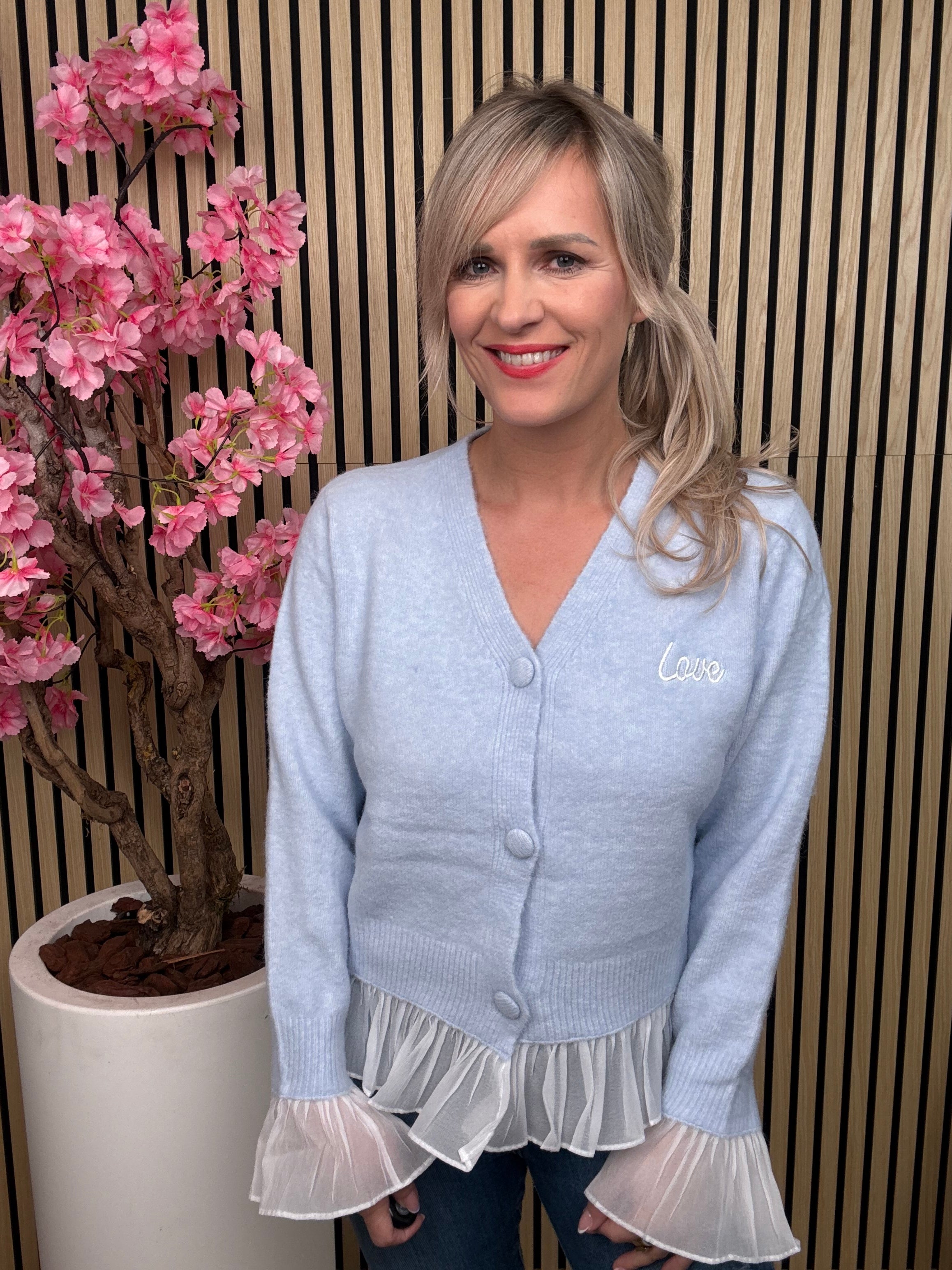 Vestje | Love | Blauw