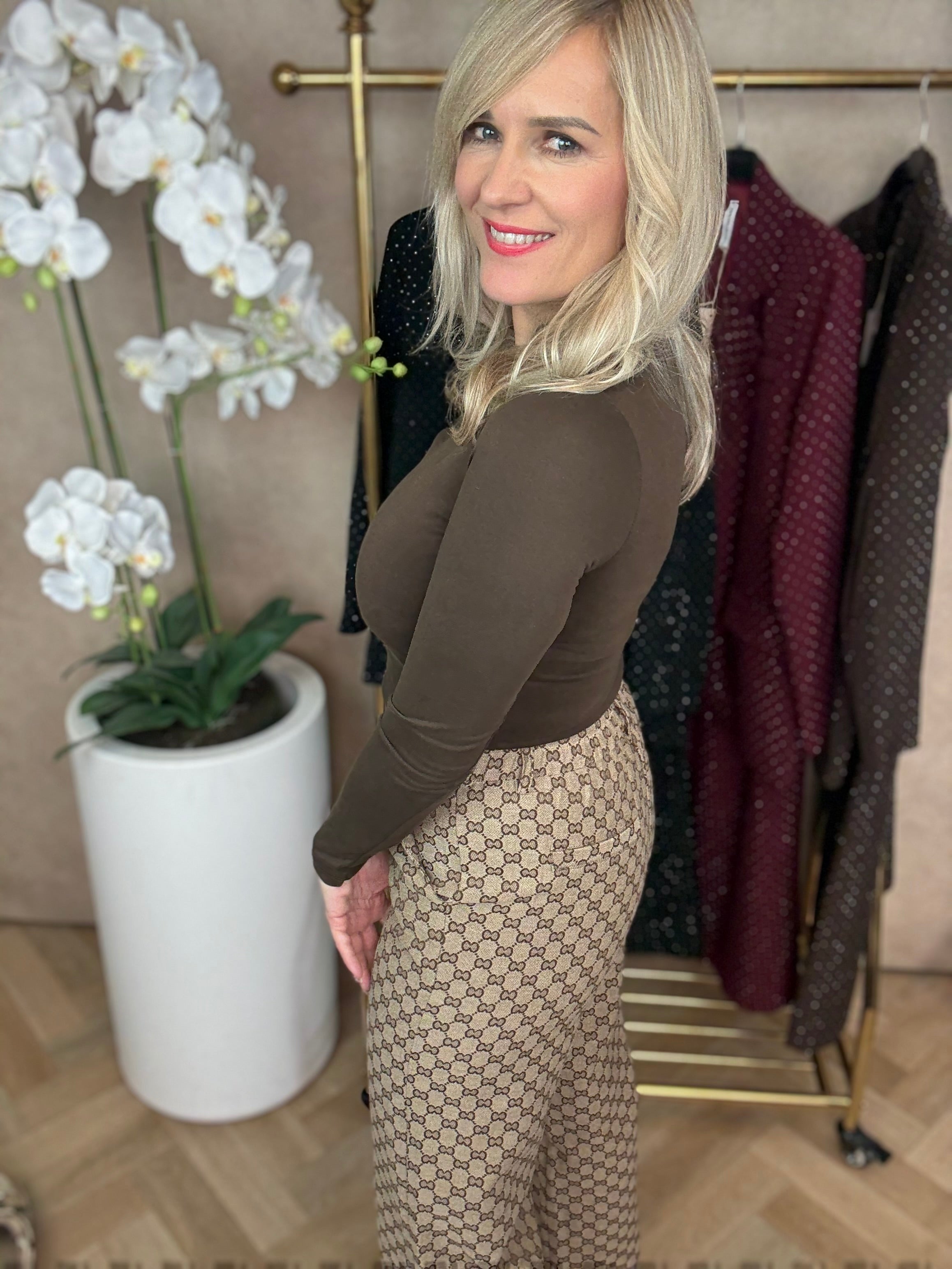 Broek | Luxury | Bruin