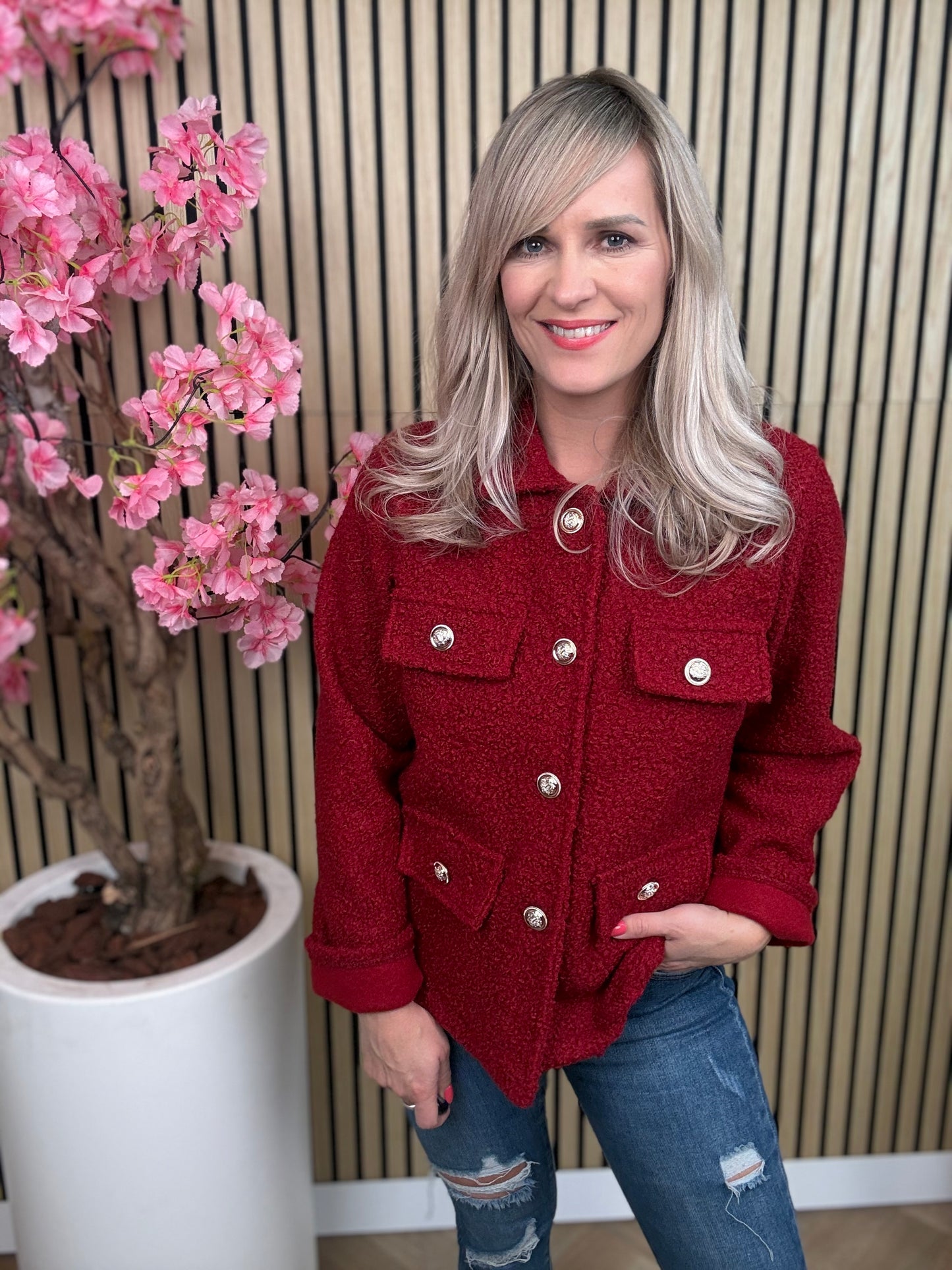 Jasje | Tess | Bordeaux rood