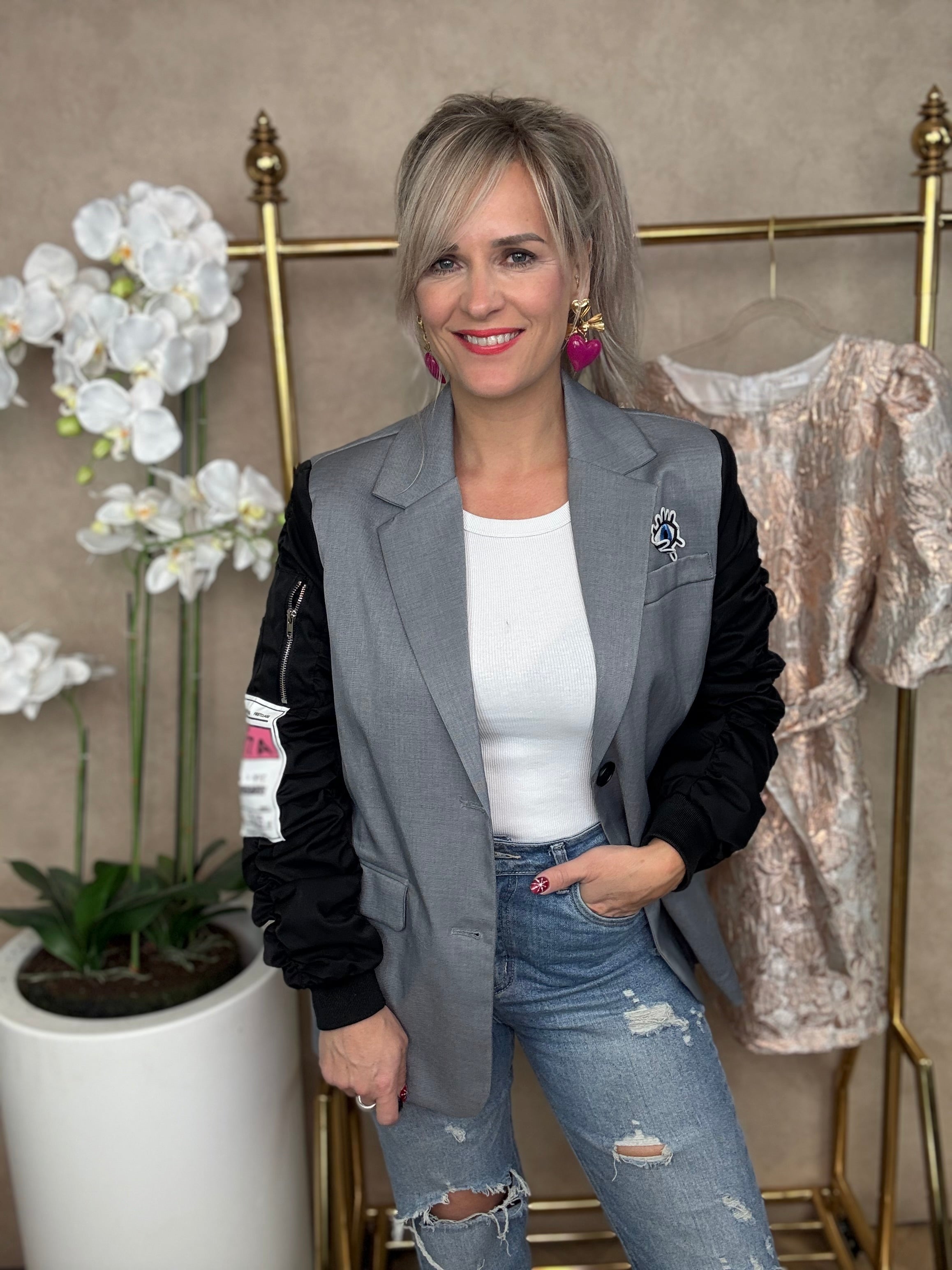 Blazer | Bomberjack | Grijs