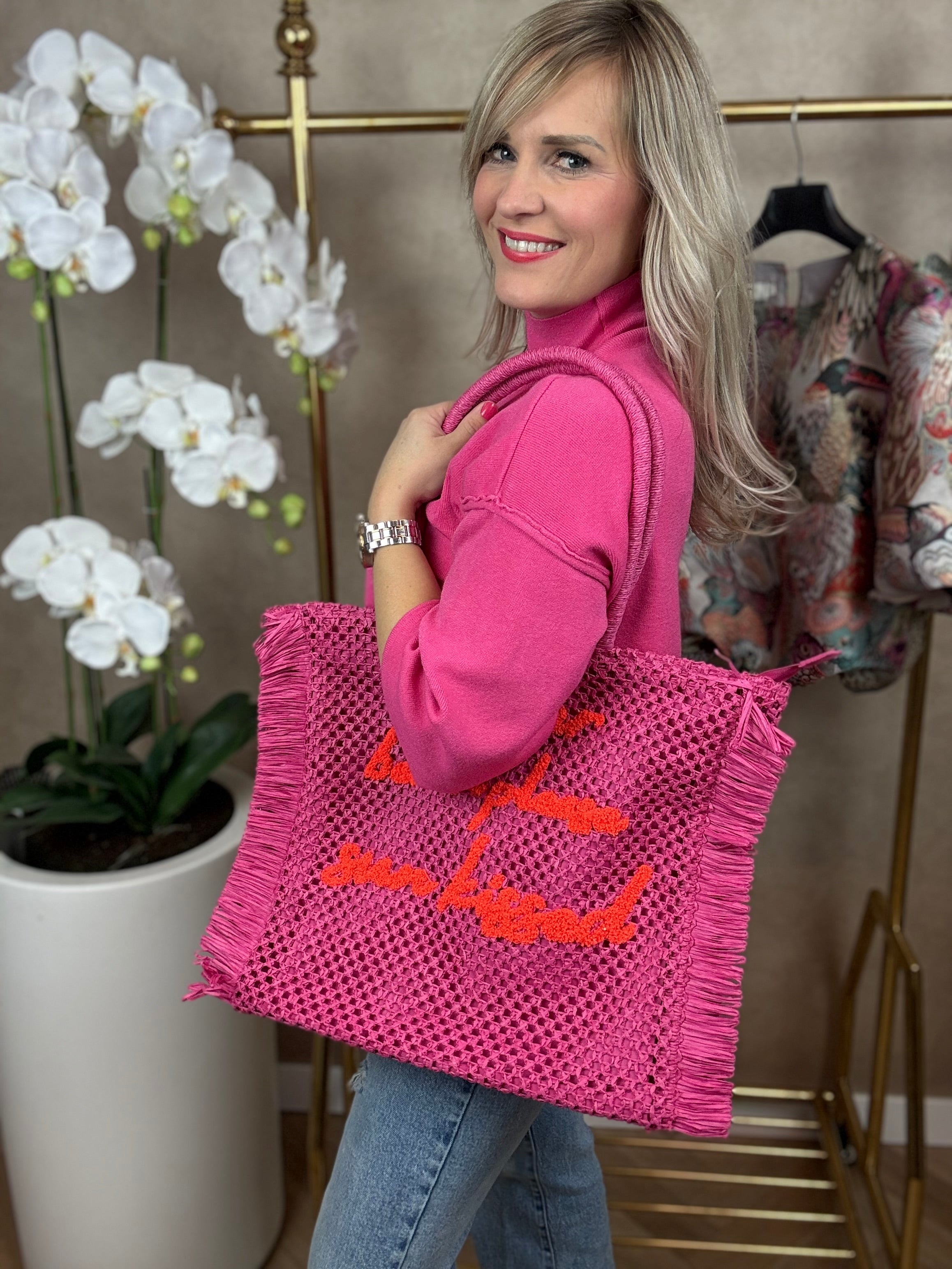 Strandtas |  Sun Kissed | Fuchsia