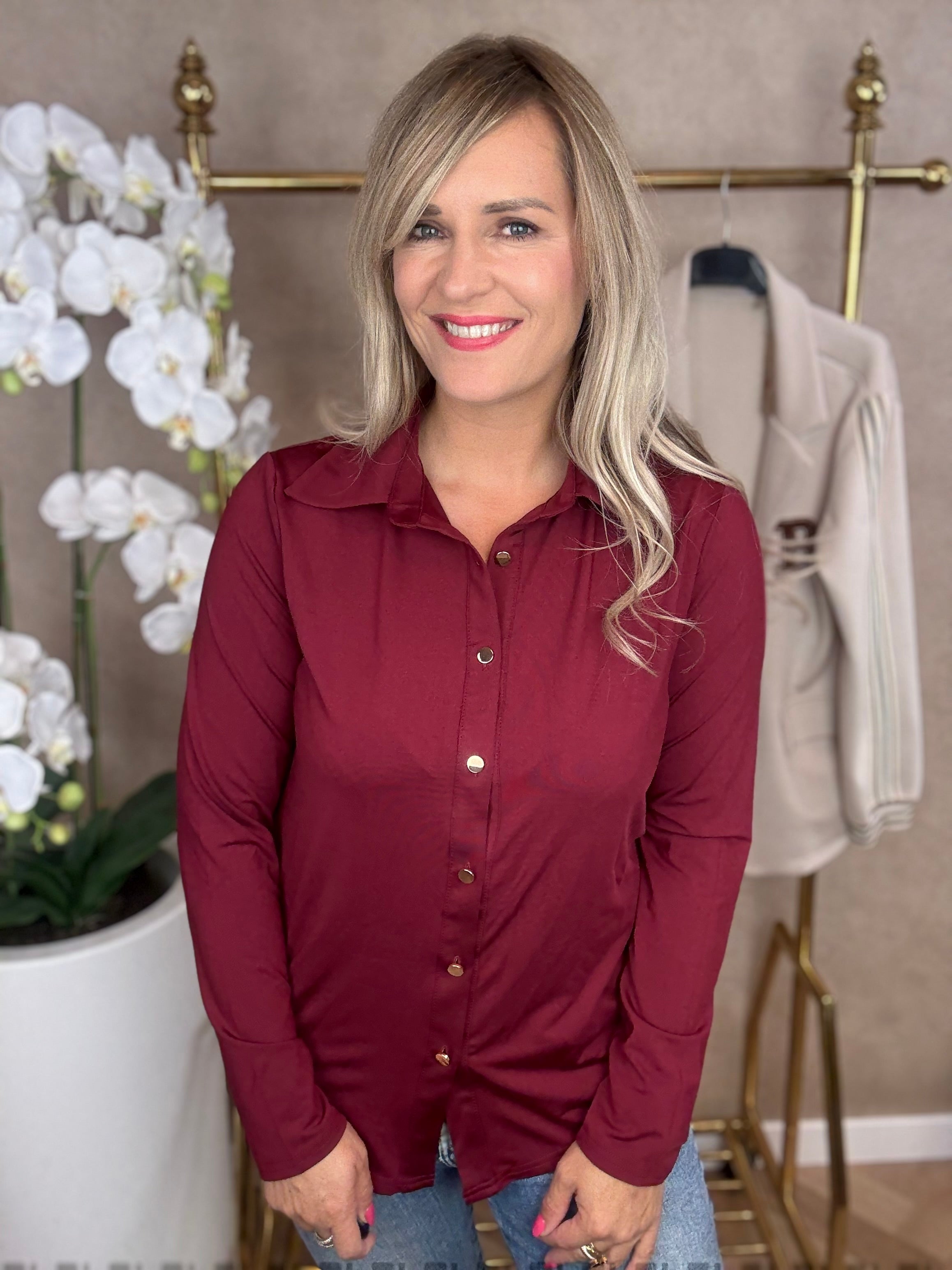 Blouse |  Céline | Bordeaux