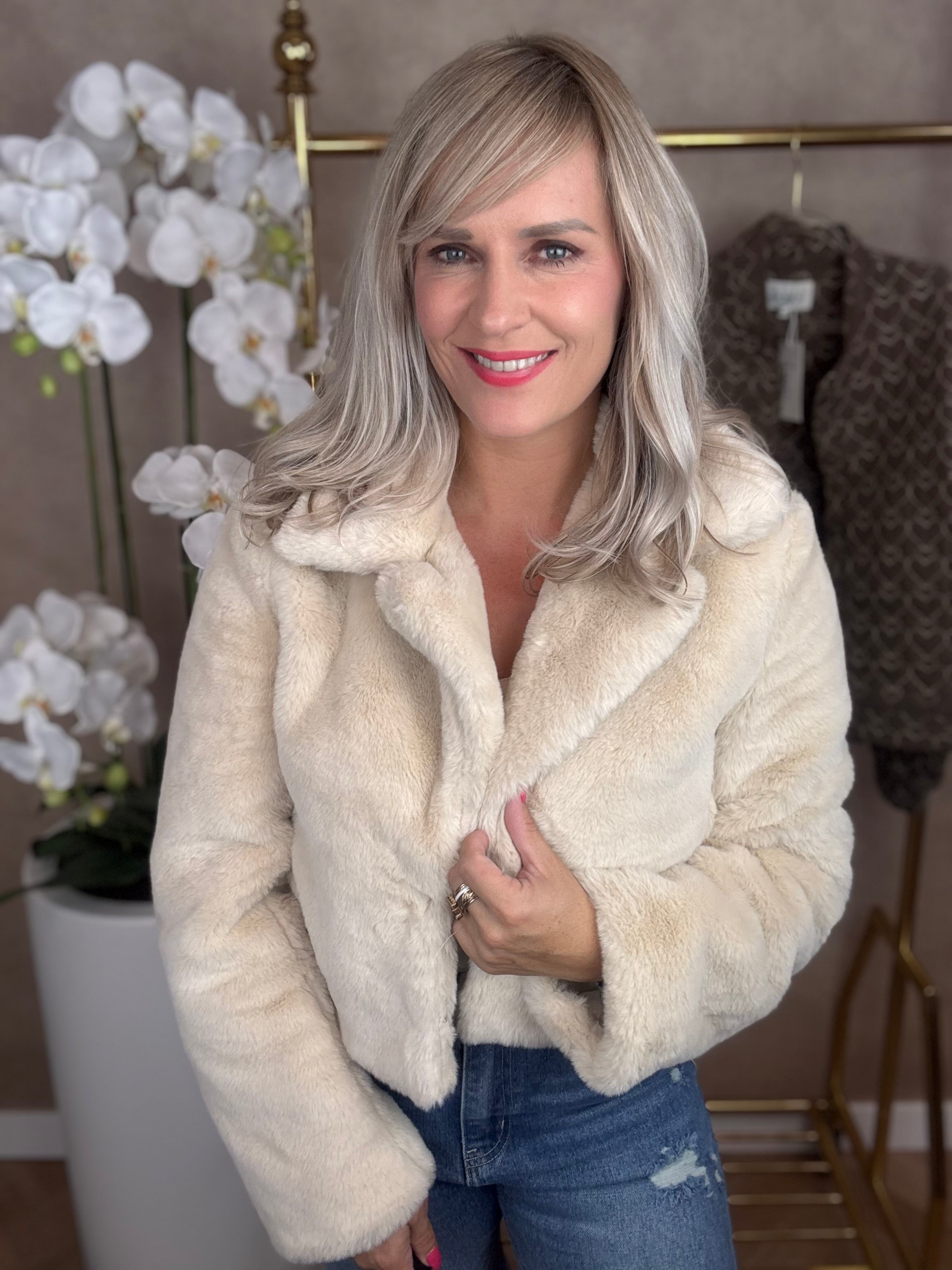 Jas | Faux | Beige