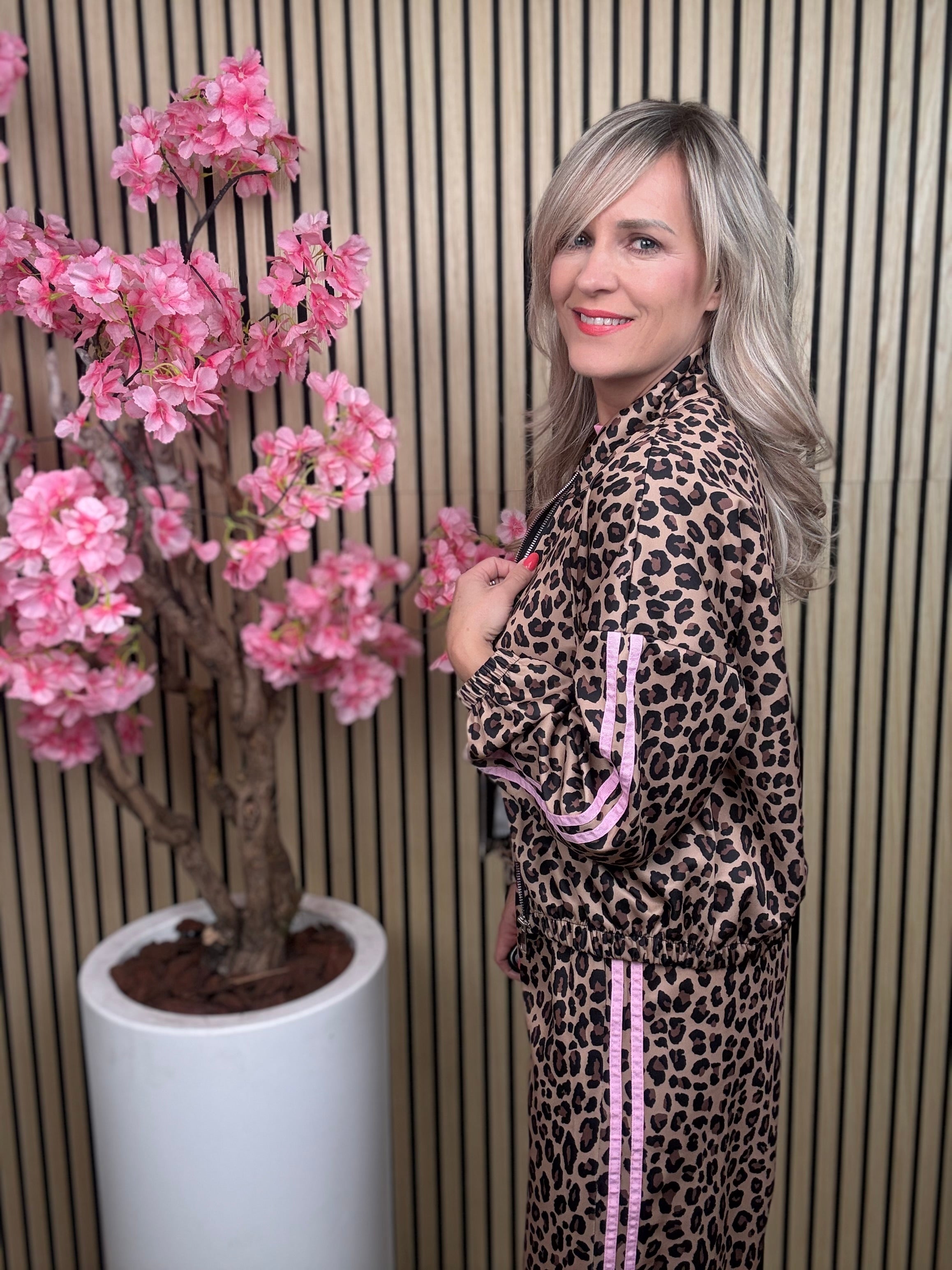 Jogging set | Leopard | Roze