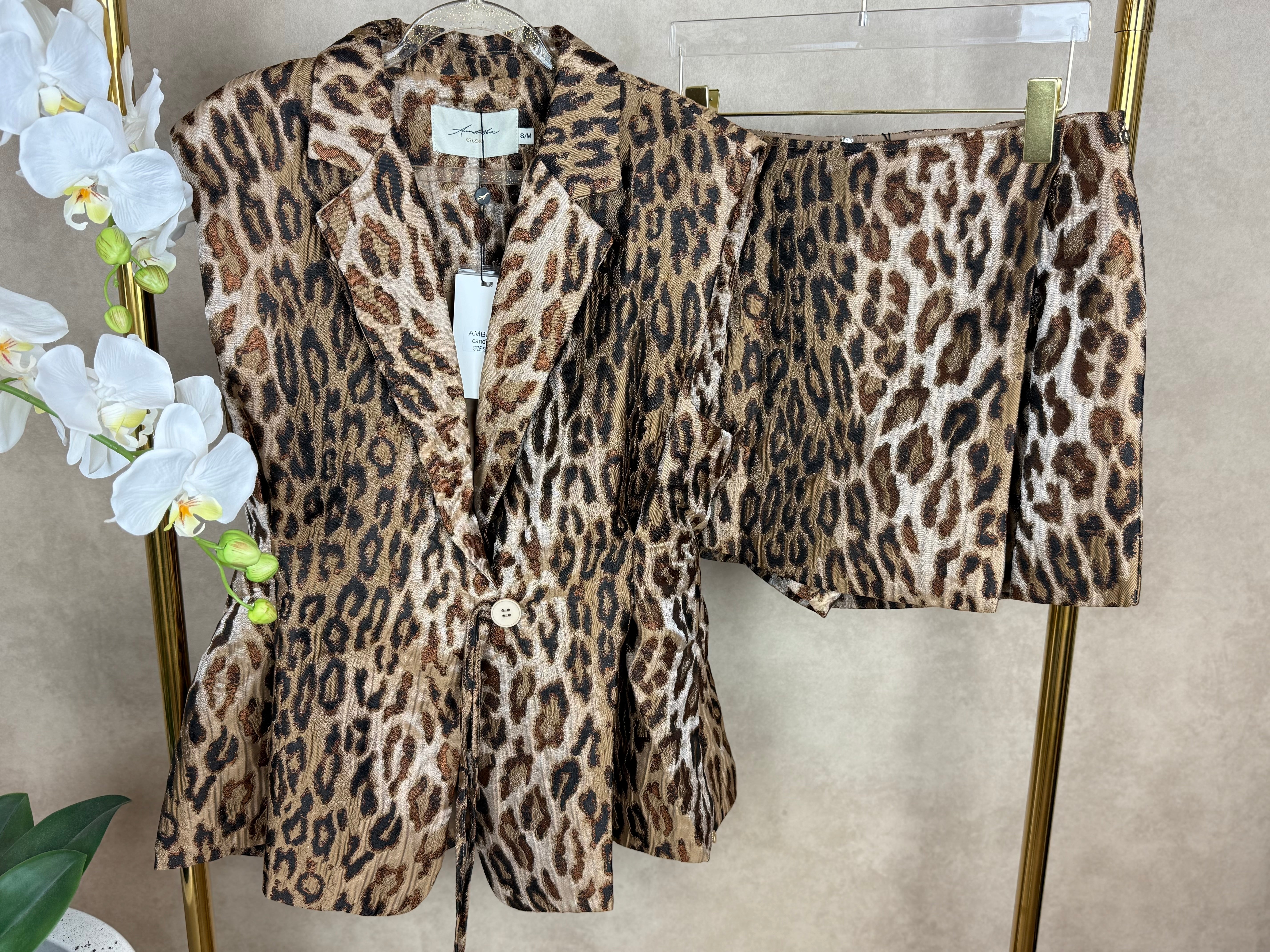 Gillet | Leopard| Bruin
