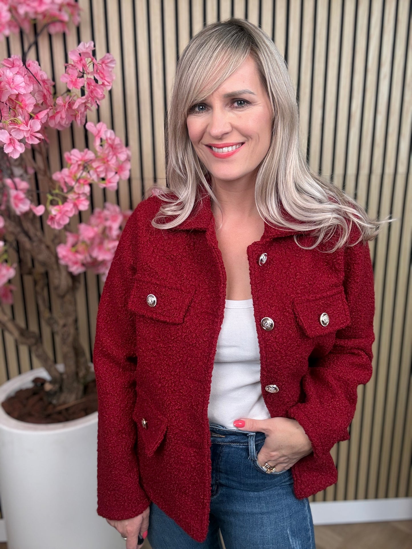 Jasje | Tess | Bordeaux rood