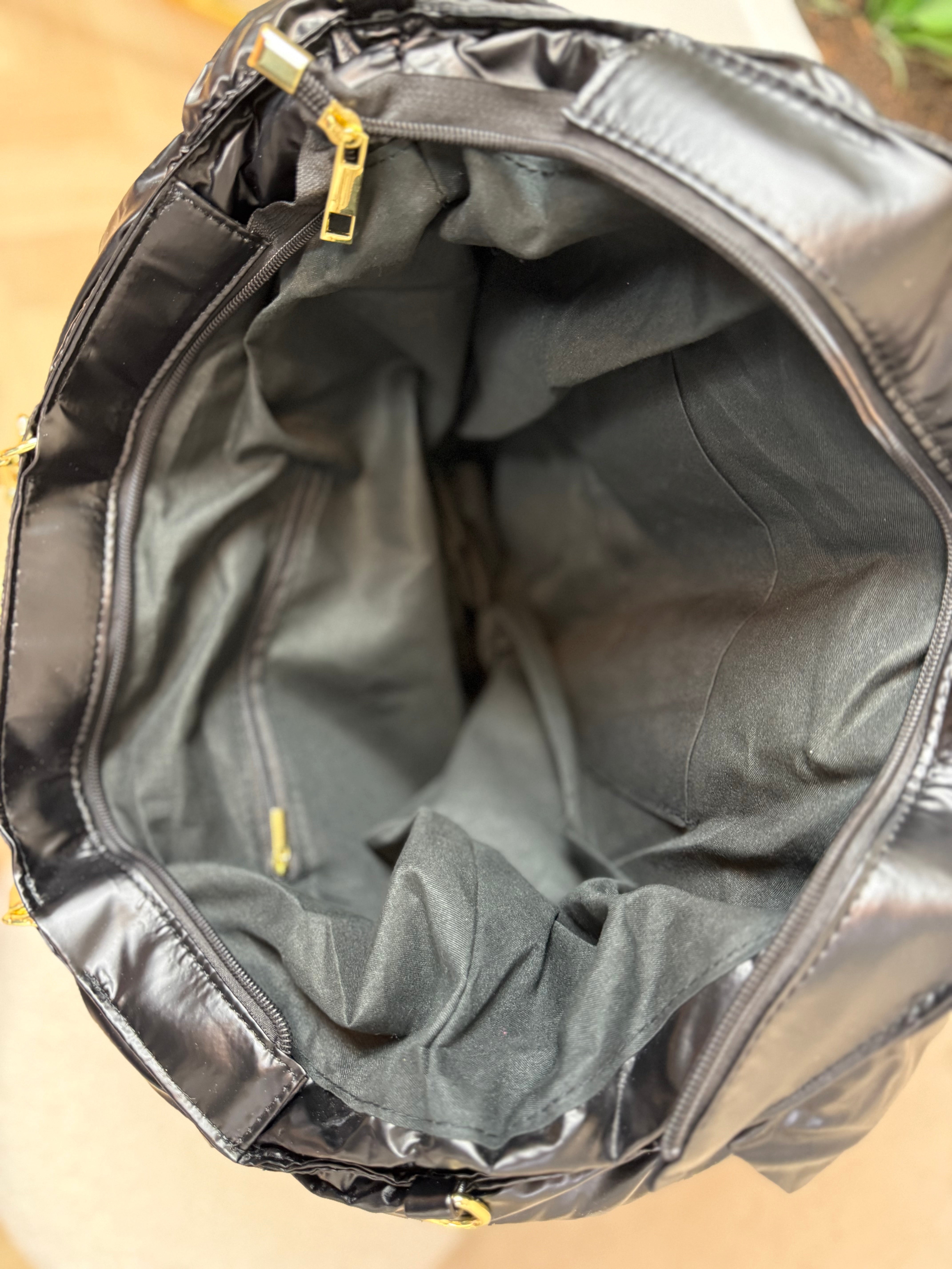 Tas | Puffy Chain | Zwart