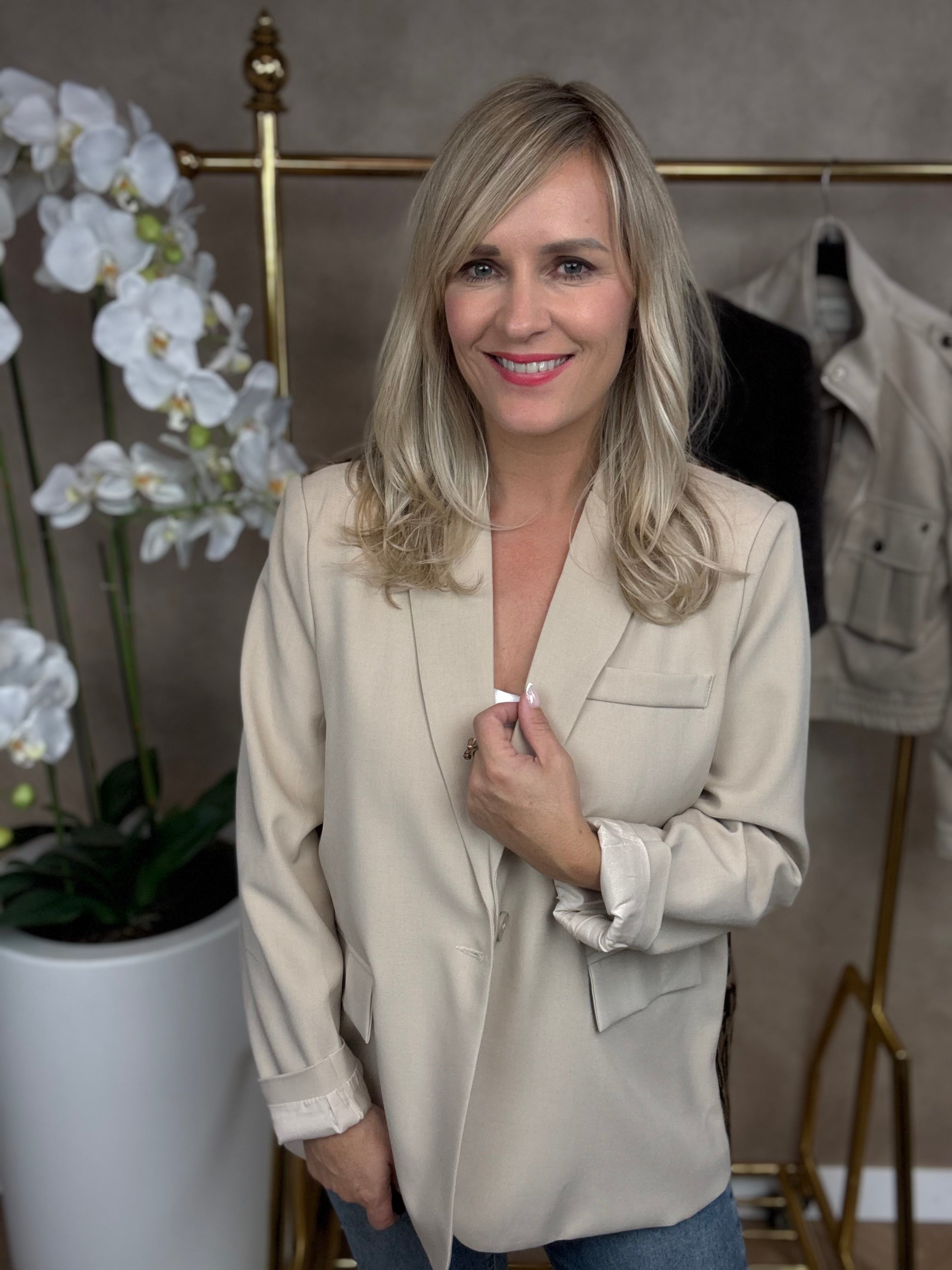 Blazer | Tijgerpint | Taupe