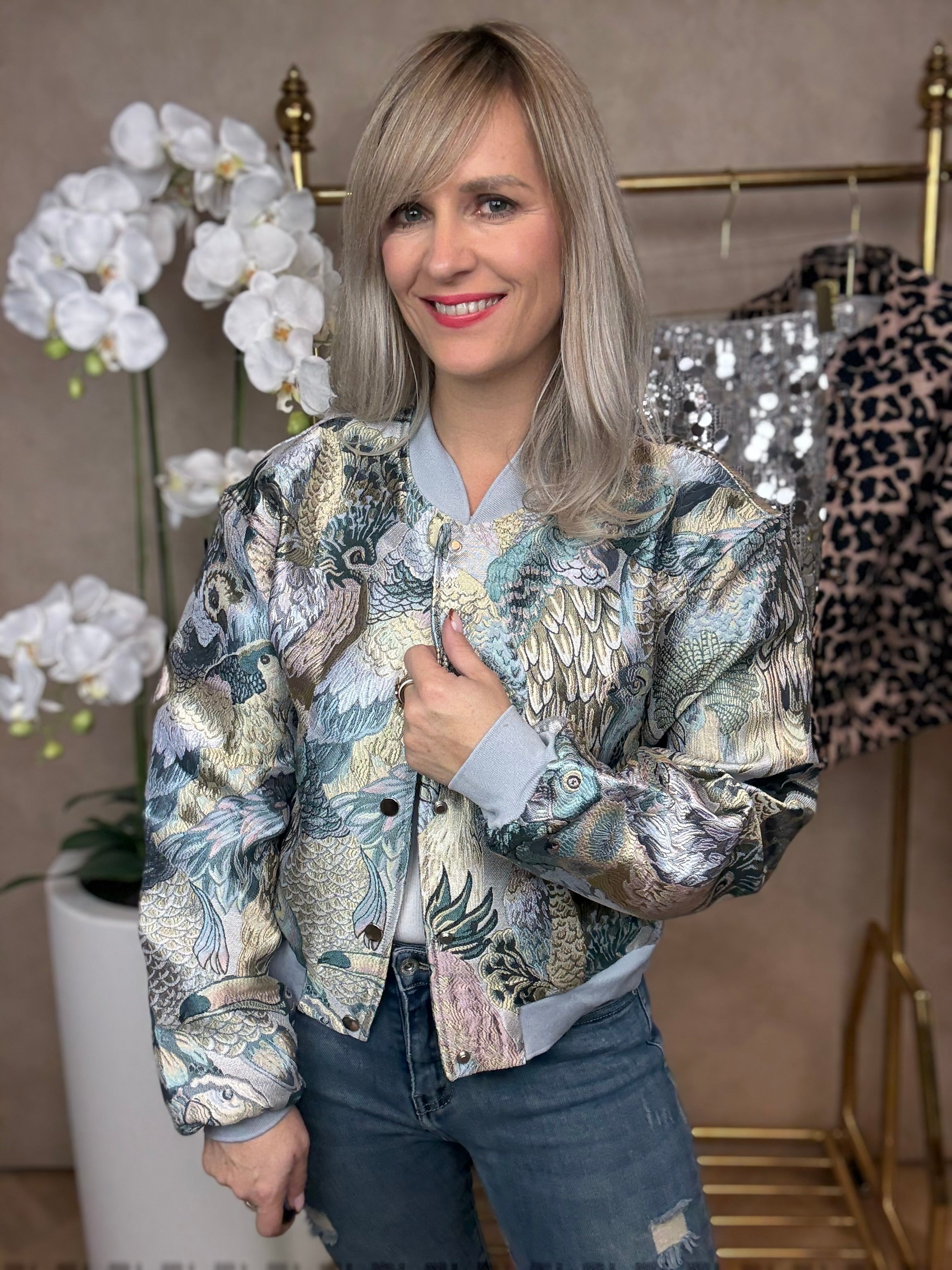 Bomberjack | Vogel | Blauw