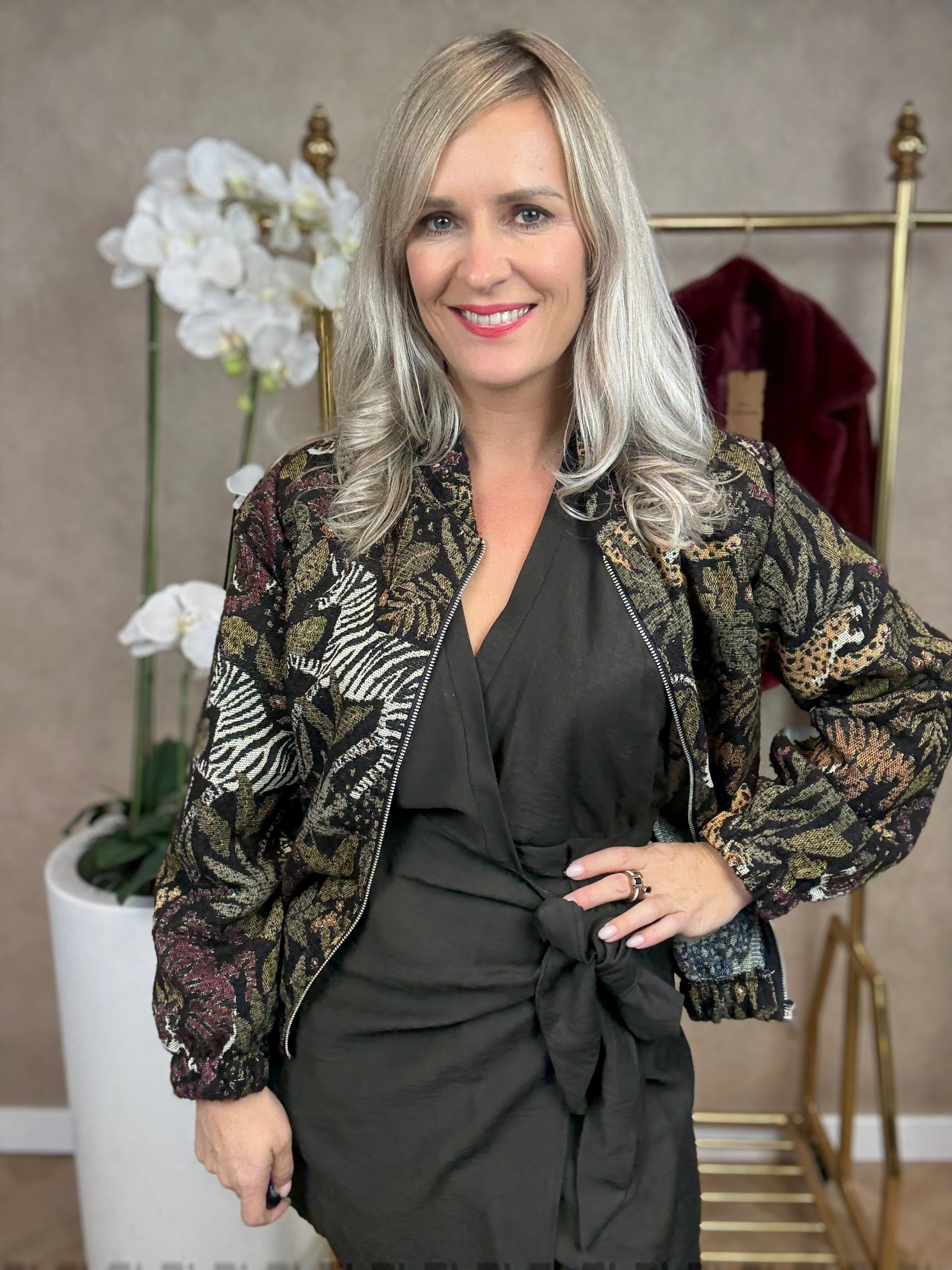 Jurk | Melissa | Chocolade bruin