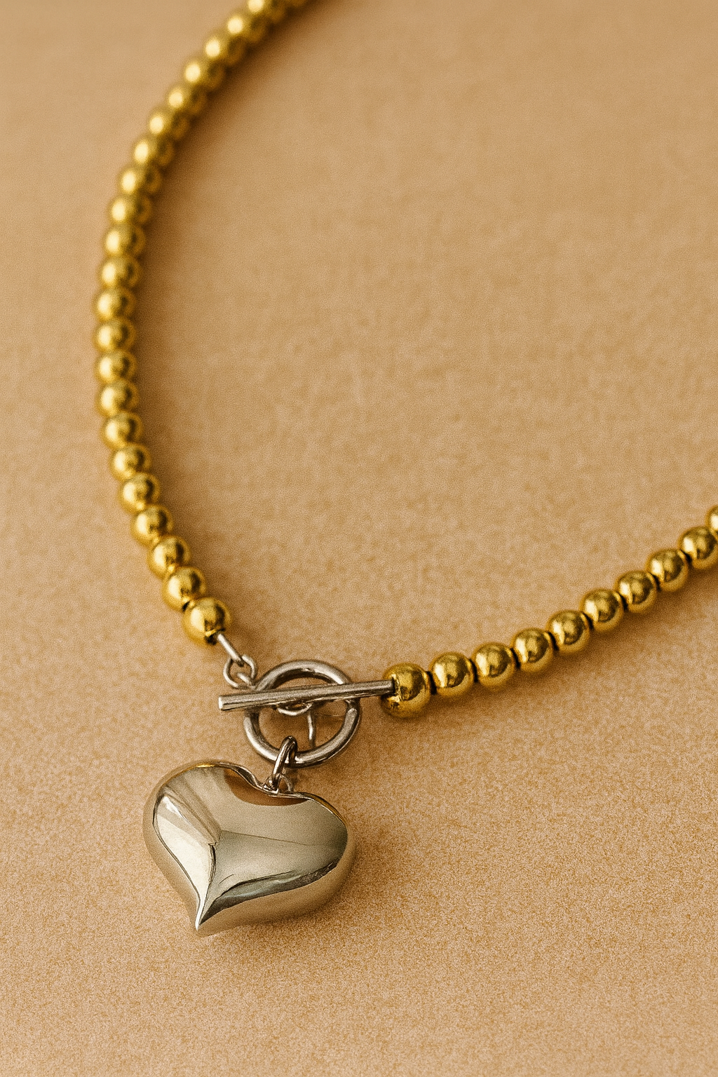 Ketting | Goud | Zilver Hart