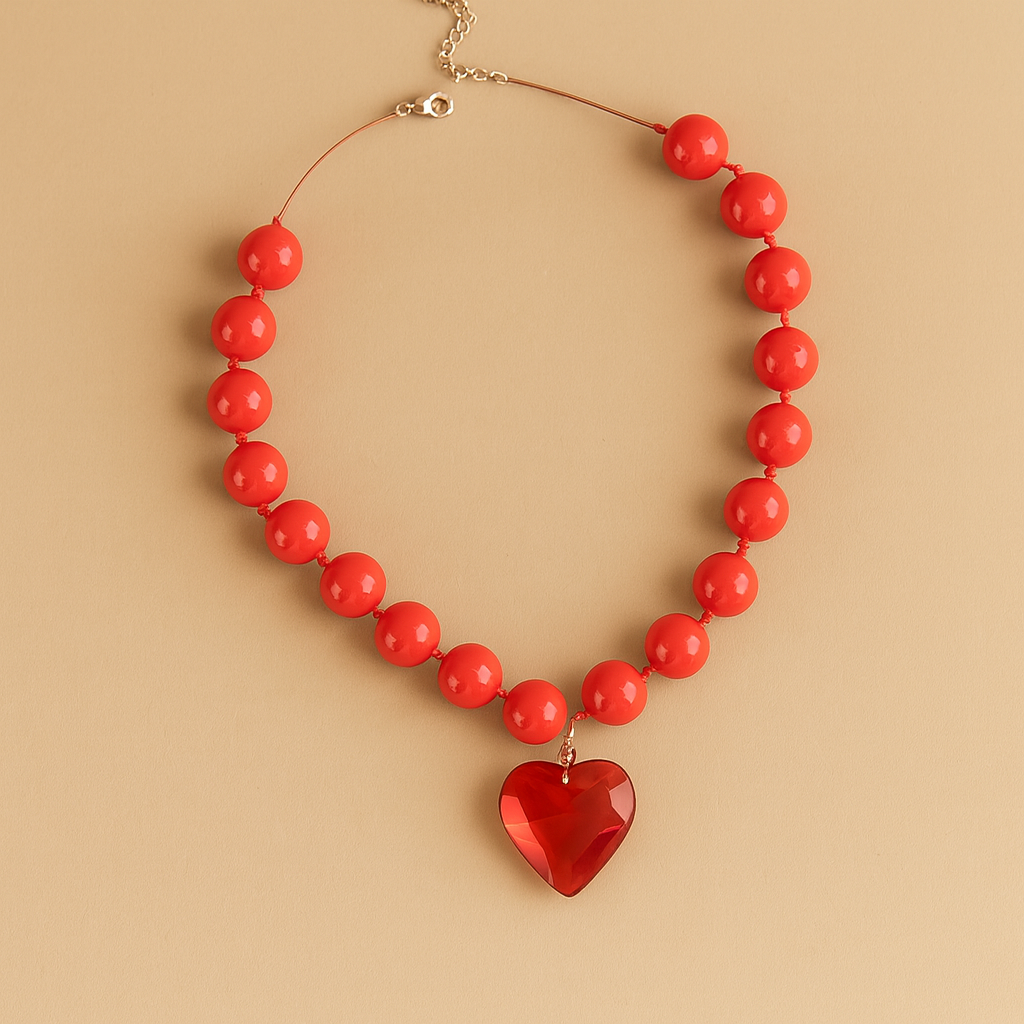 Ketting| Hartje | Rood