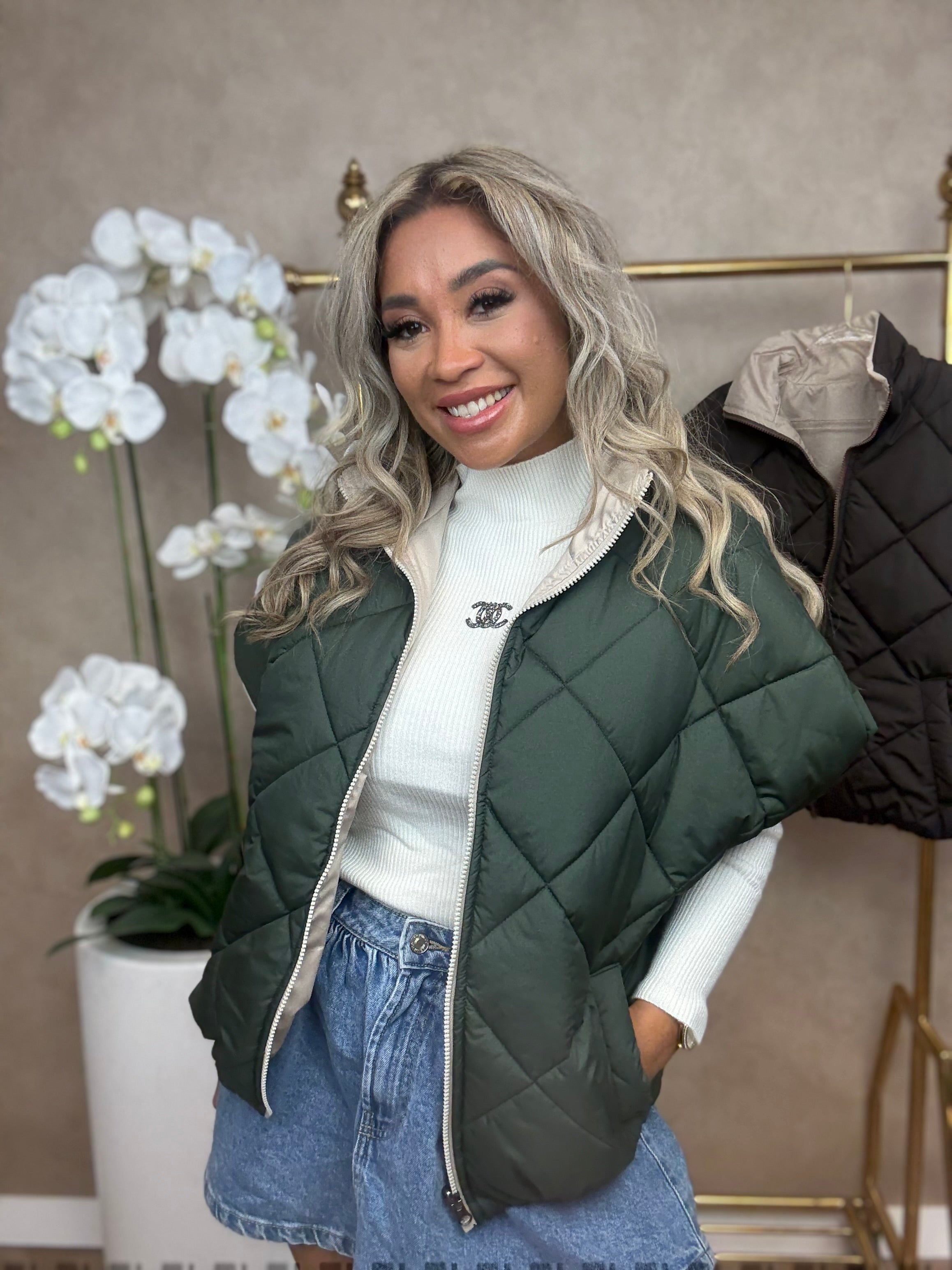 Bodywarmer | Biba | Groen