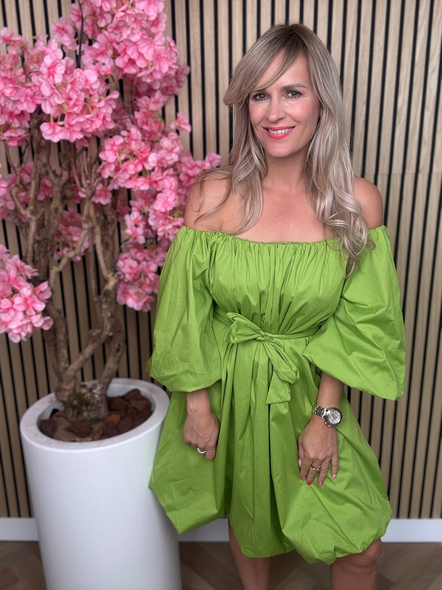 Azzurro | Off-Shoulder | Jurk 💚