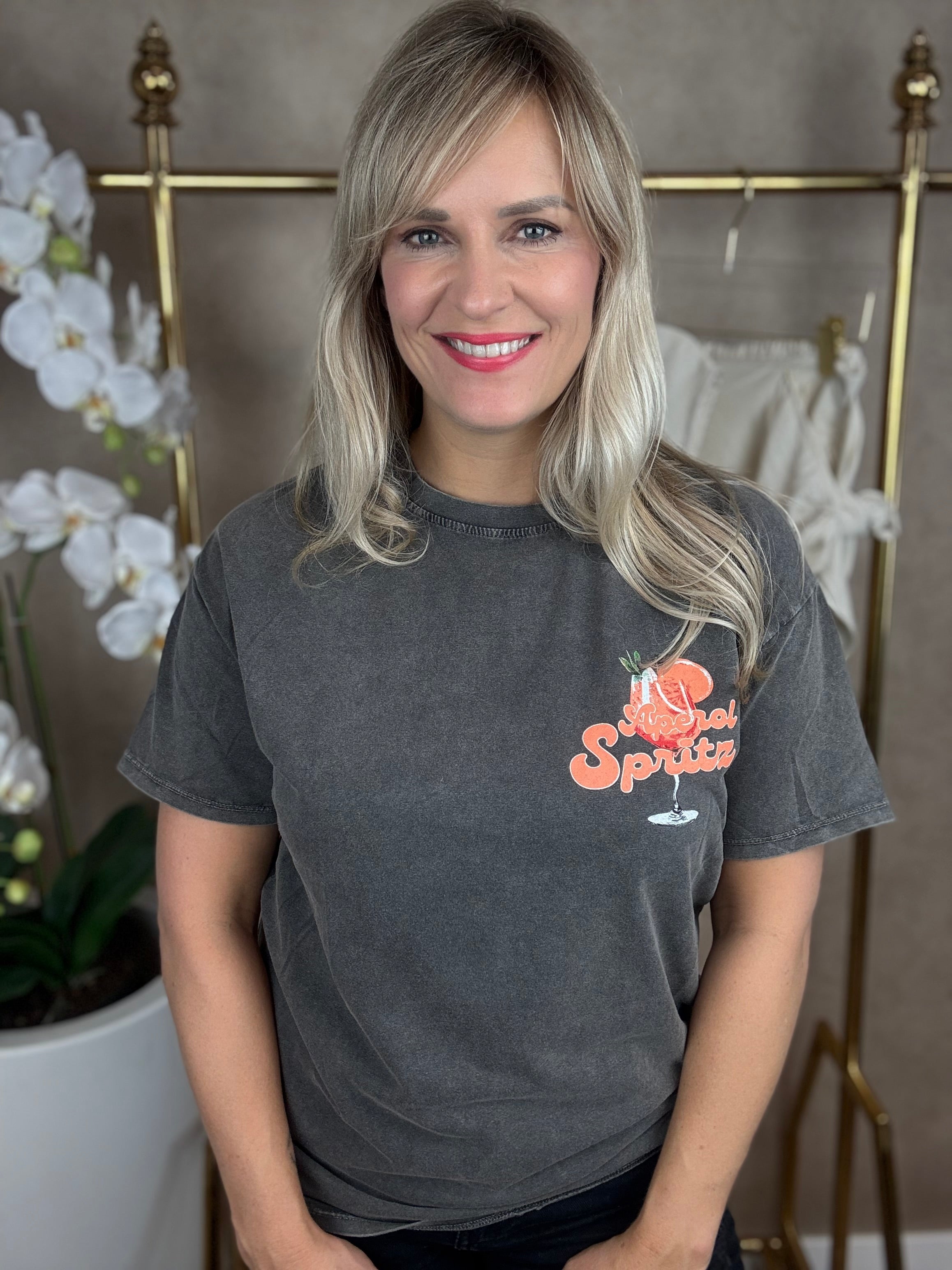 Shirt | Aperol Spritz | Grijs