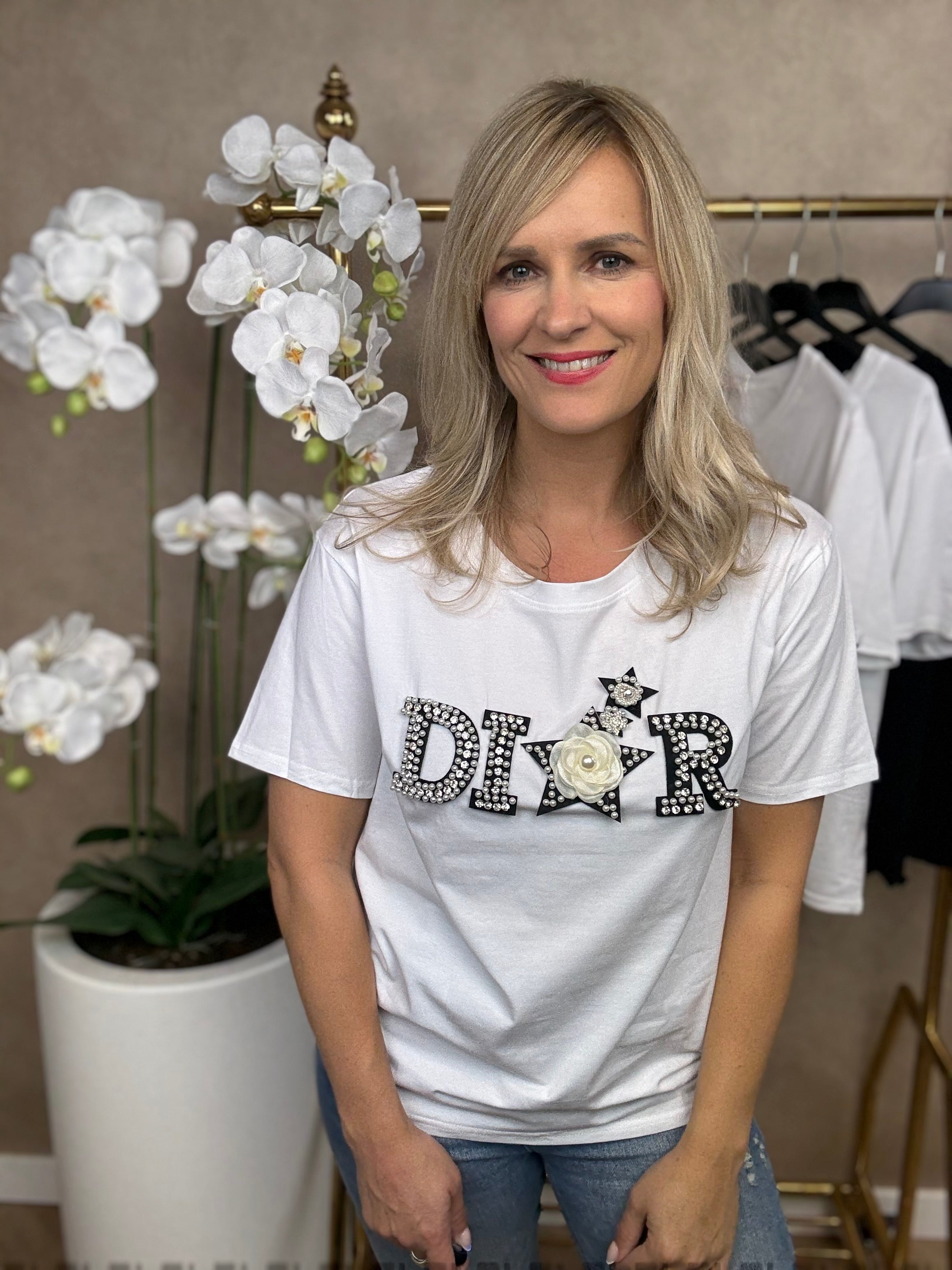 Shirt | Di★r | Wit