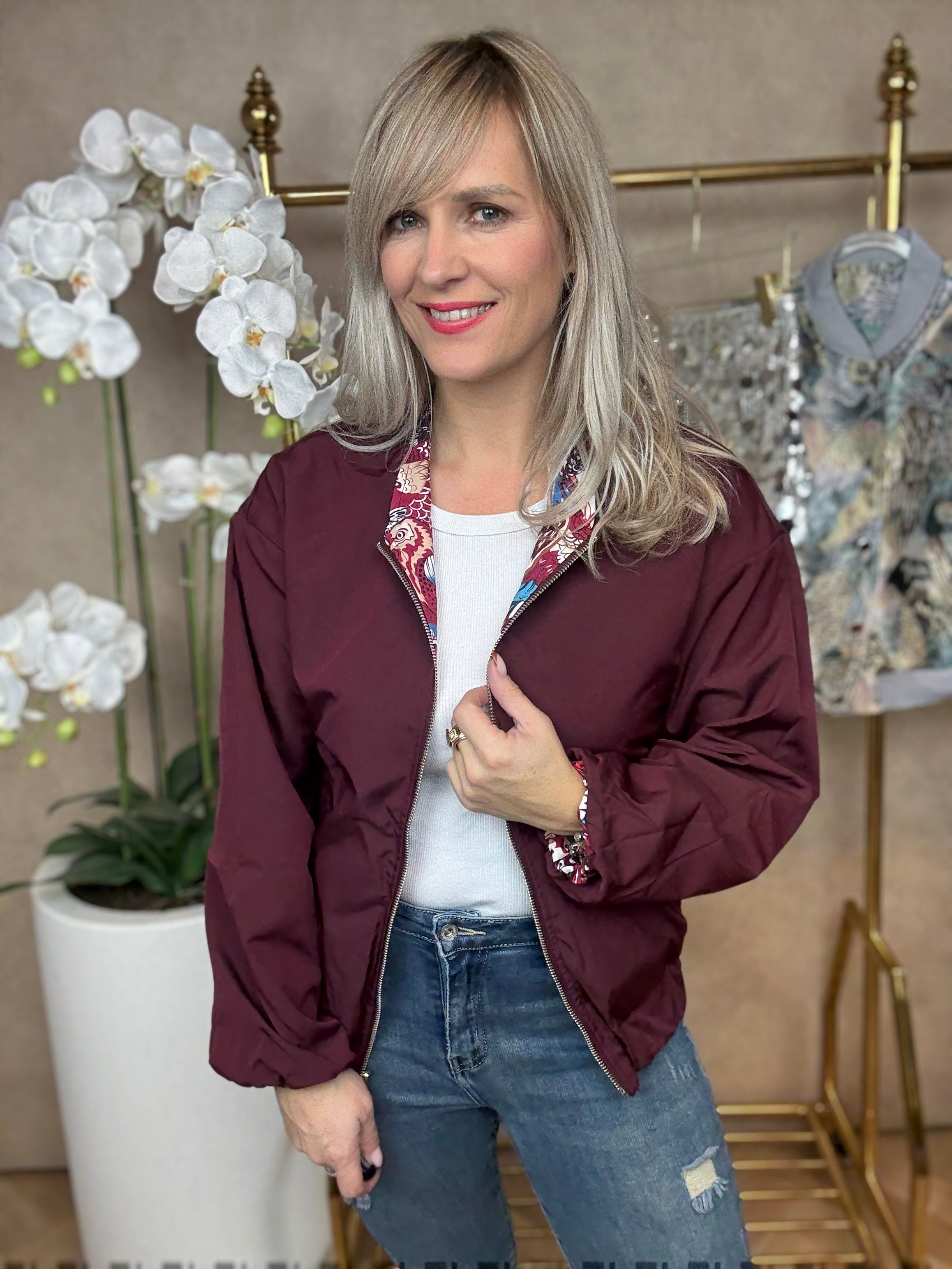 Jasje | Dubbelzijdig | Vogelprint