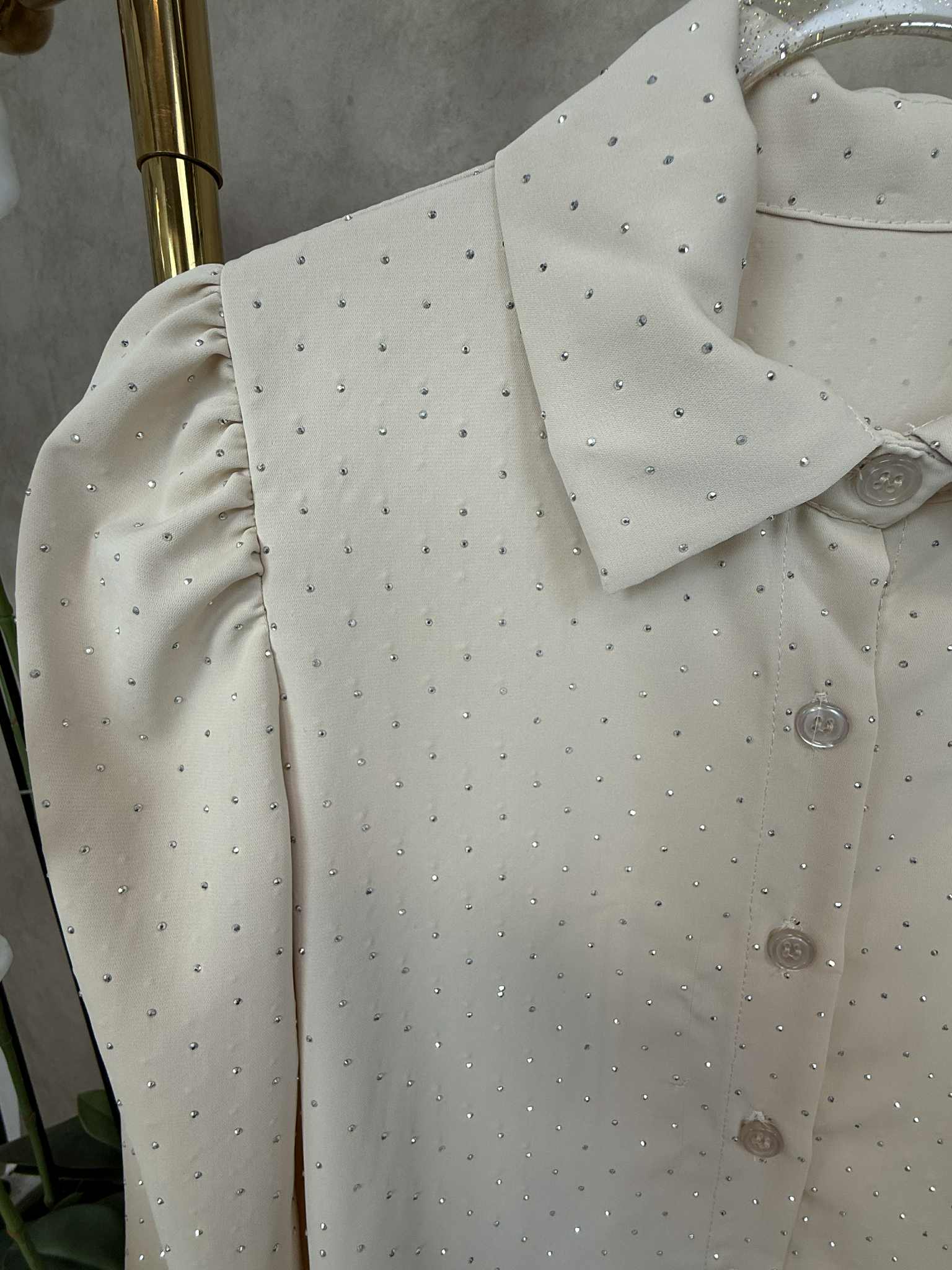 Blouse | Glamour | Beige