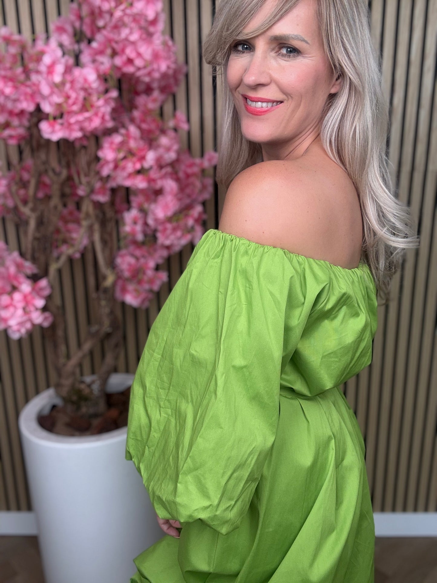 Azzurro | Off-Shoulder | Jurk 💚
