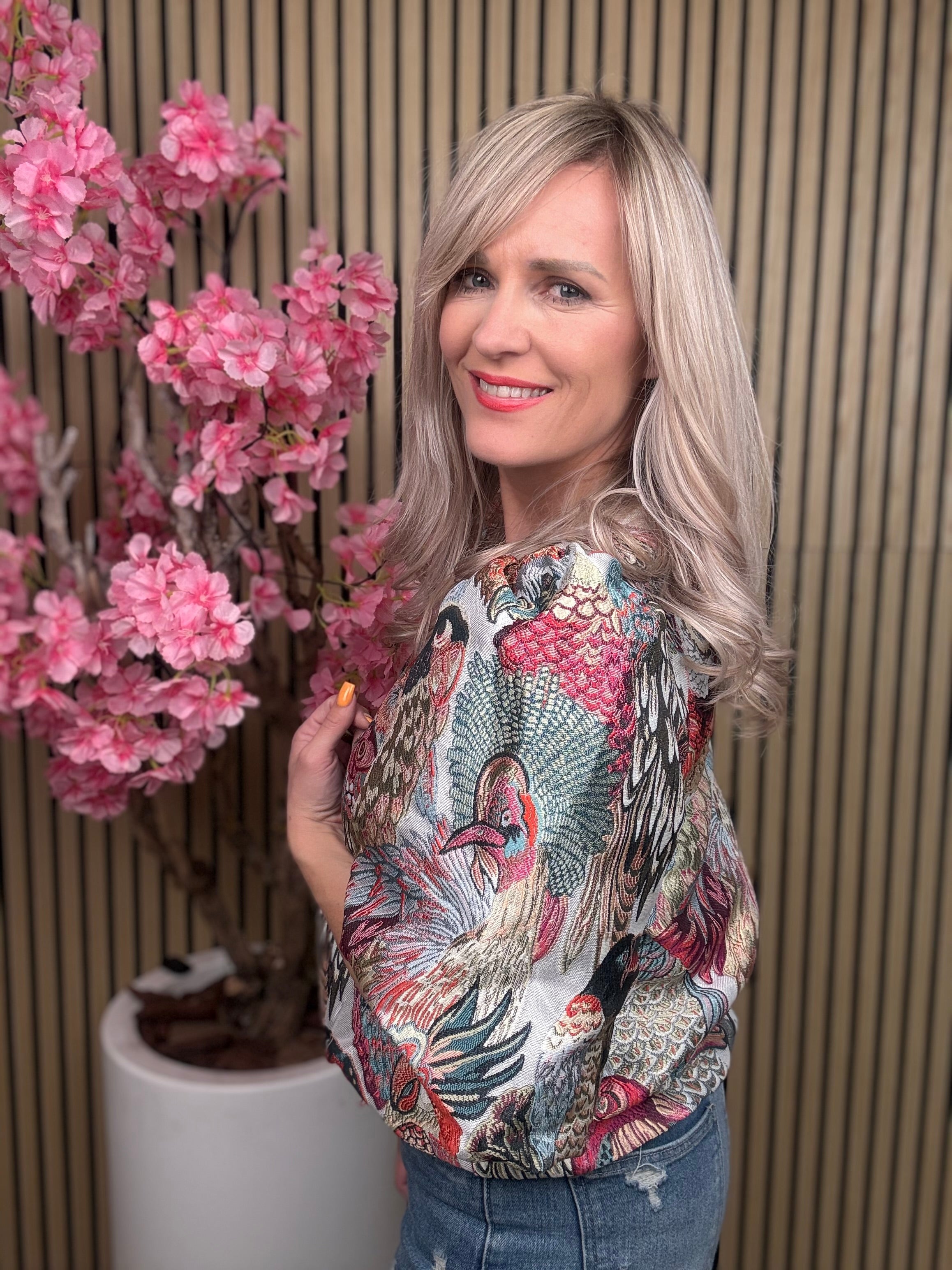 Truitje | Vogelprint | Roze