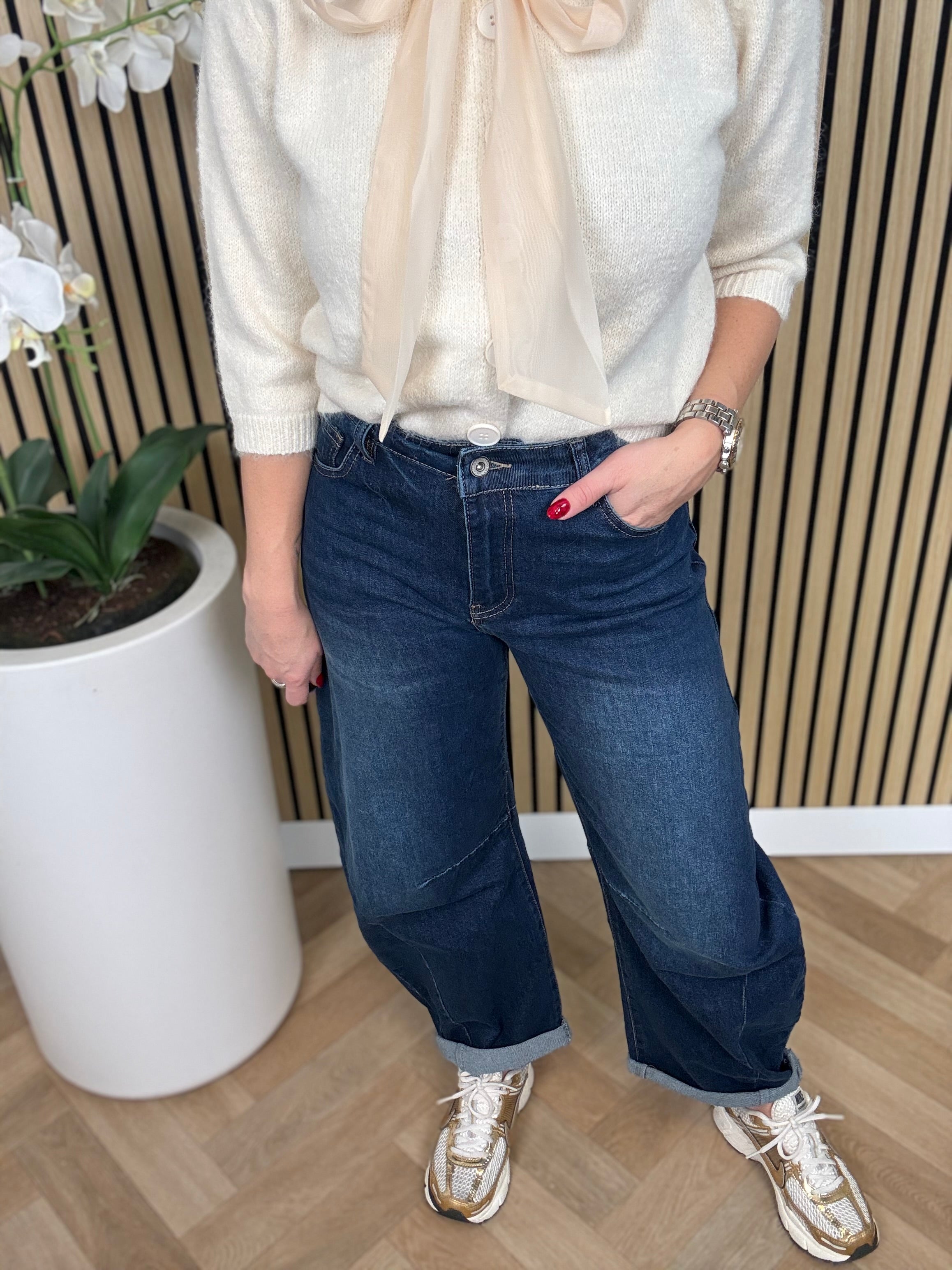 Jeans | Balloon | Donkerblauw