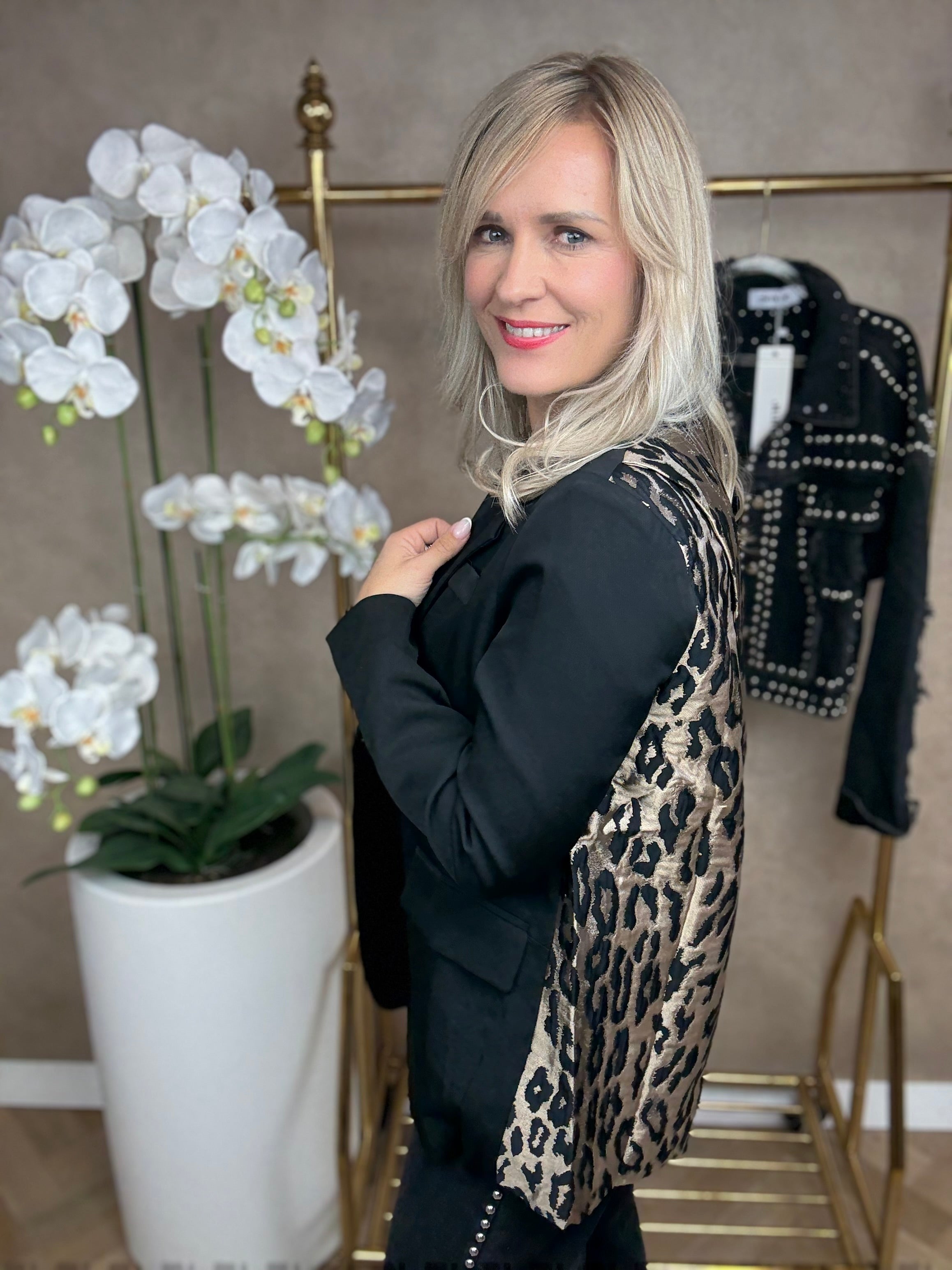 Blazer | Leopard | Zwart
