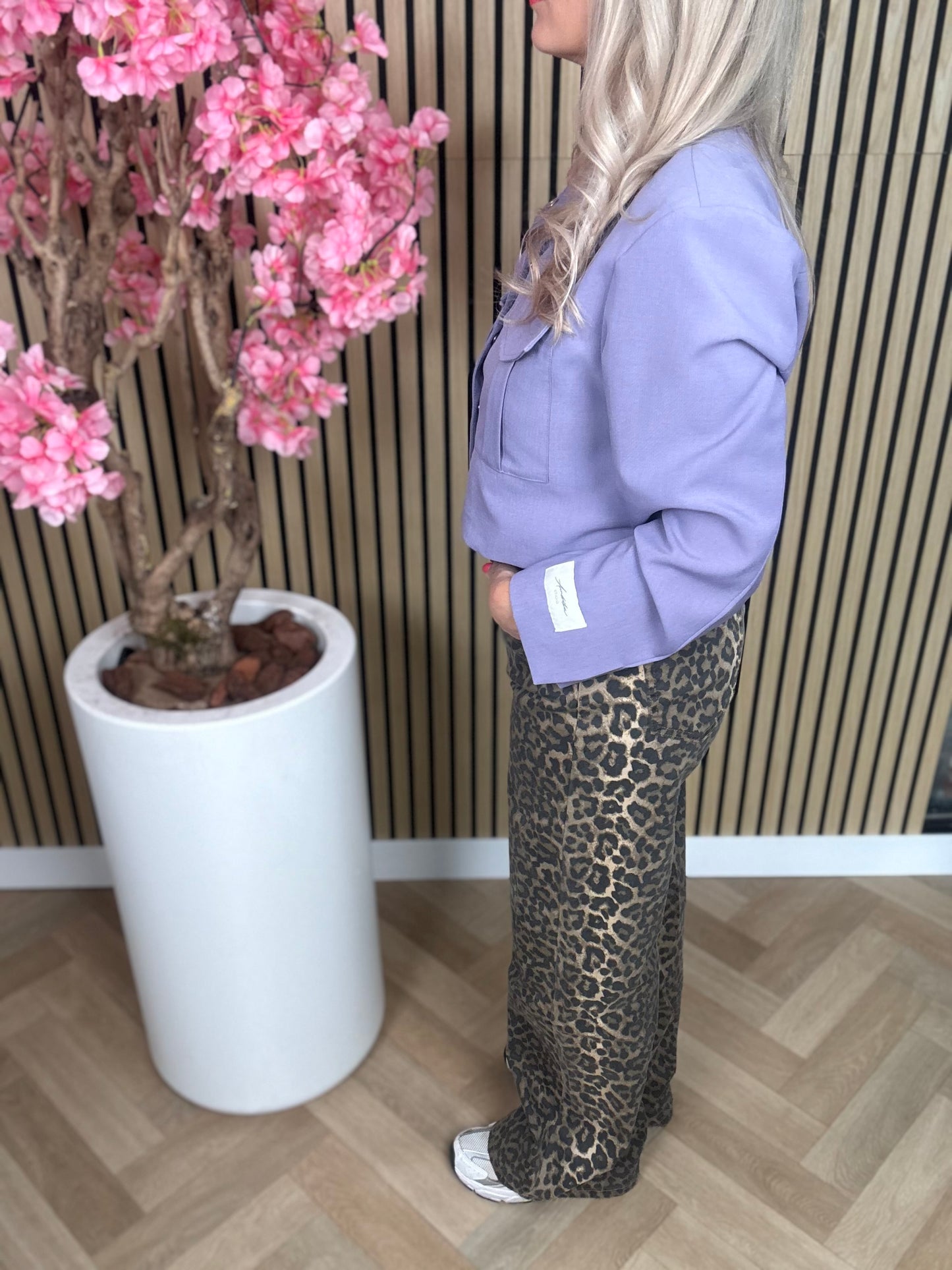 Jeans | Leopard | Azzurro