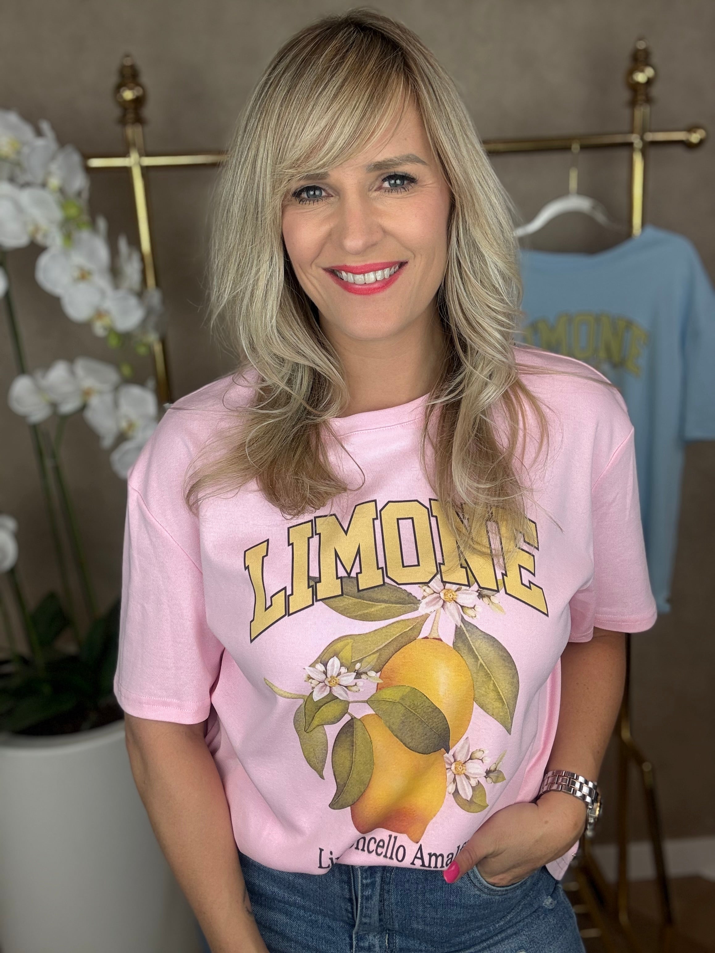 Shirt | Limone | Roze