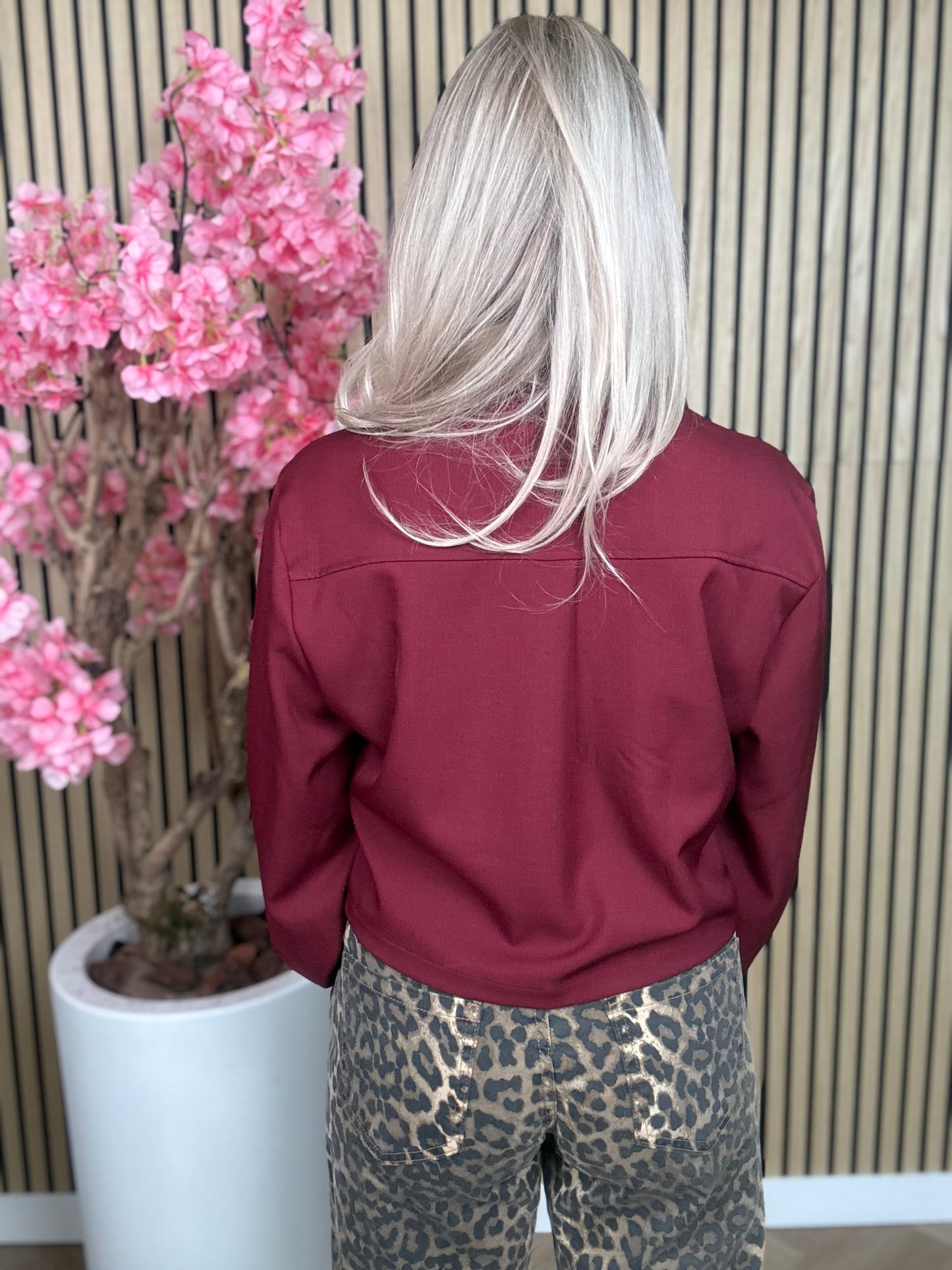 Jasje | Milou | bordeaux rood