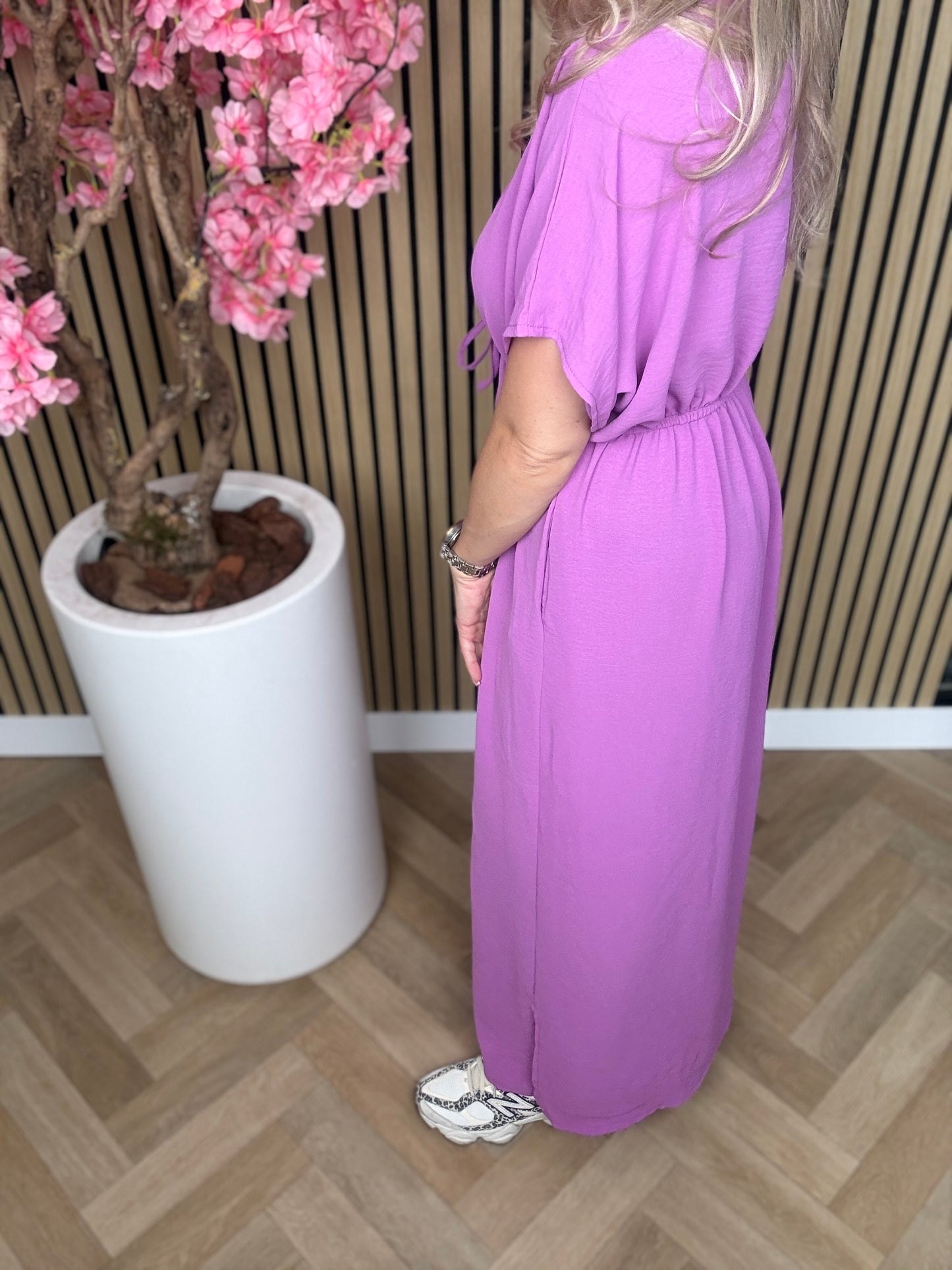 Azzurro | Maxi Jurk | Paars