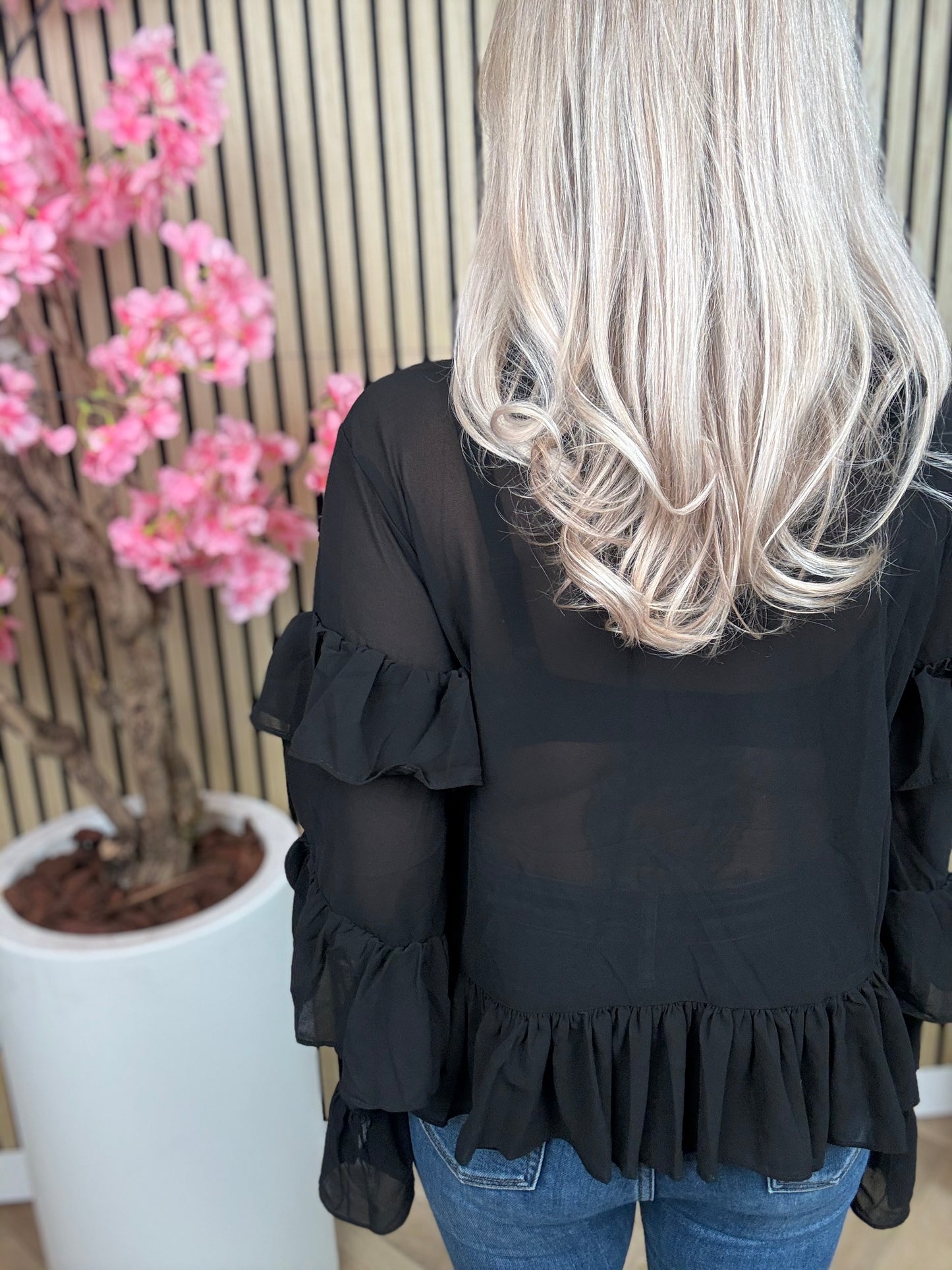 Top | Ruches | Zwart