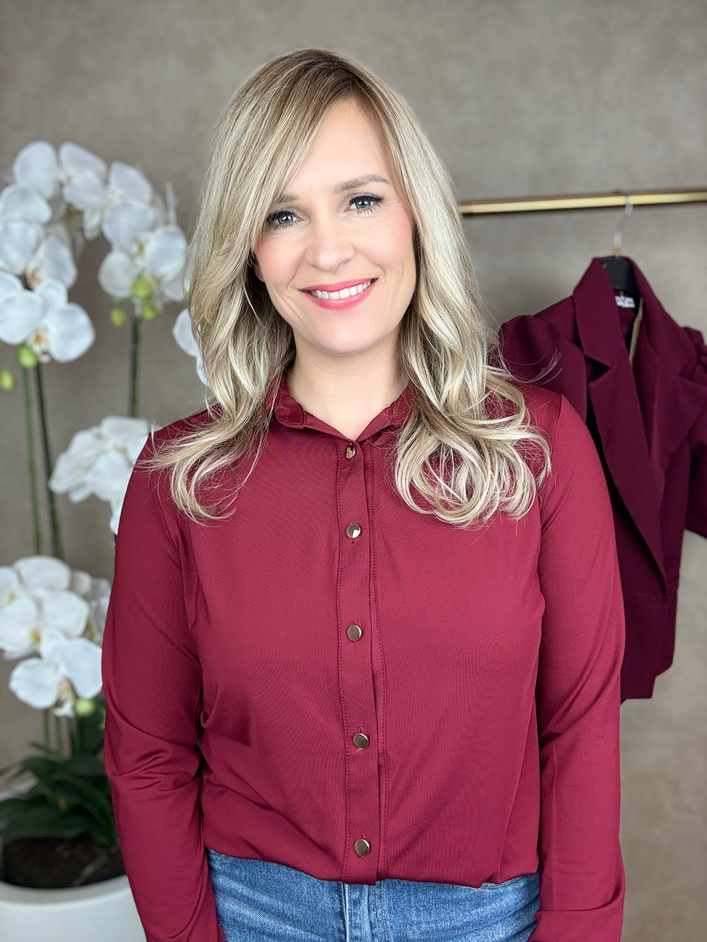 Blouse |  Céline | Bordeaux