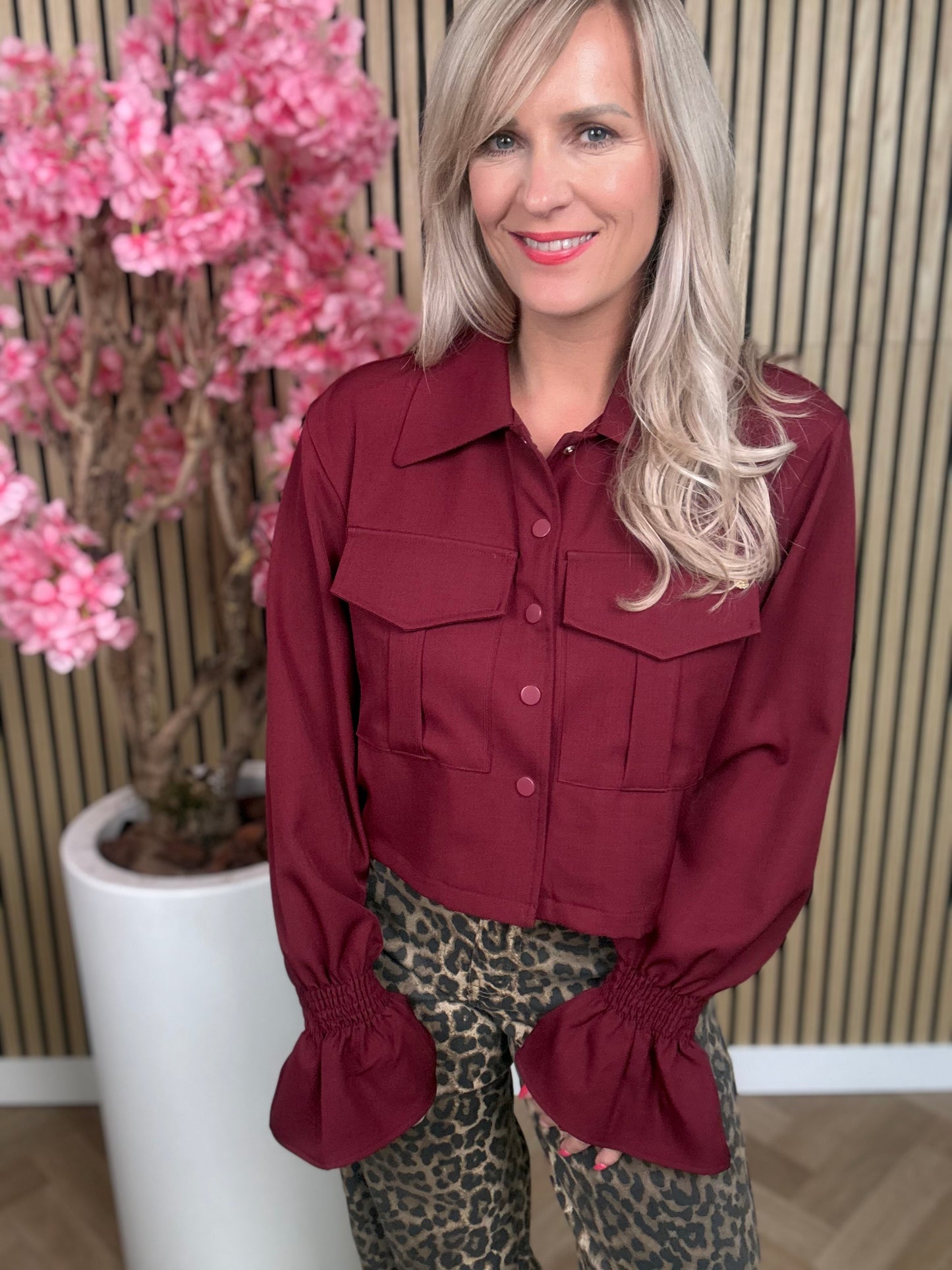 Jasje | Milou | bordeaux rood