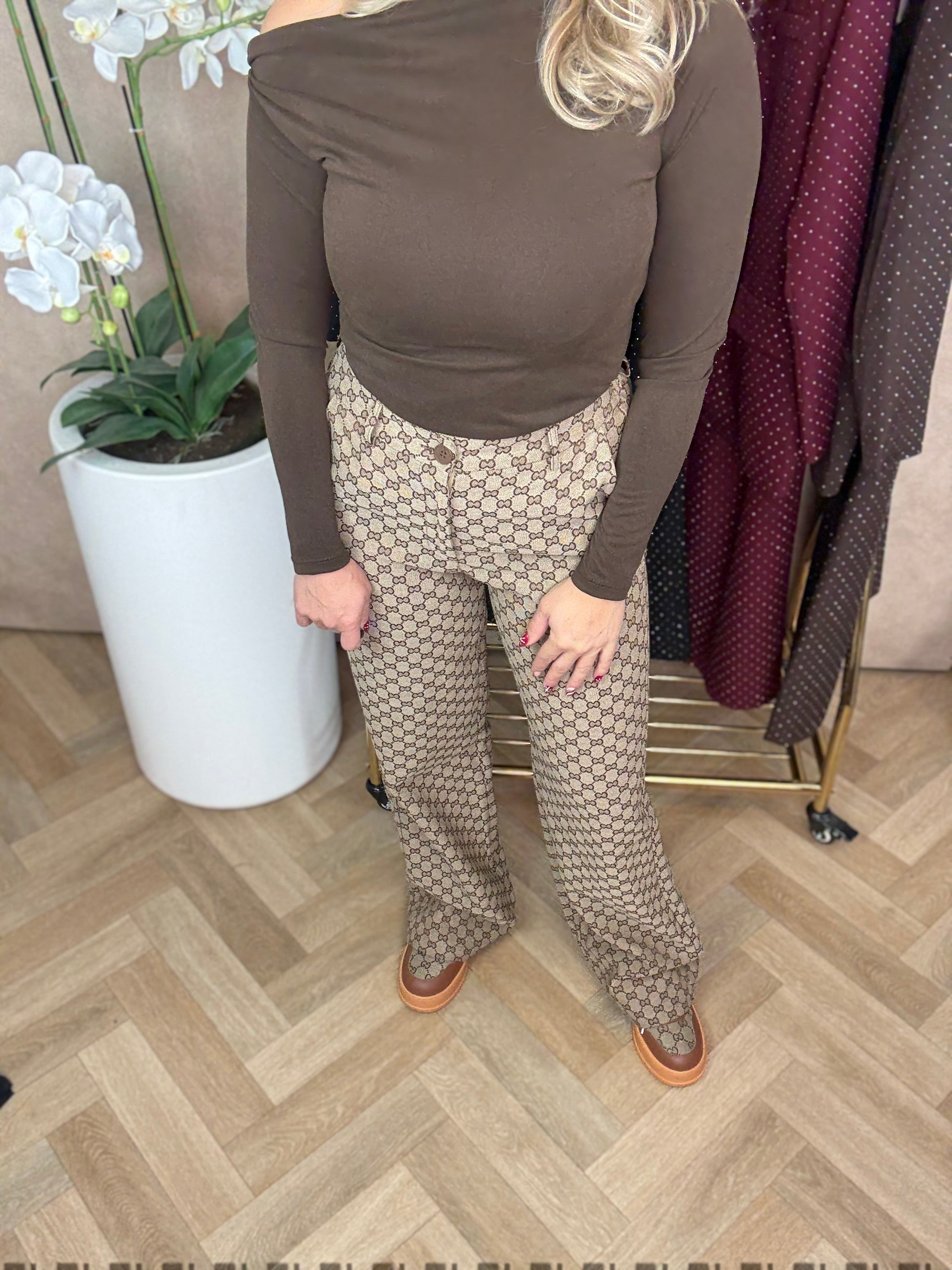 Broek | Luxury | Bruin