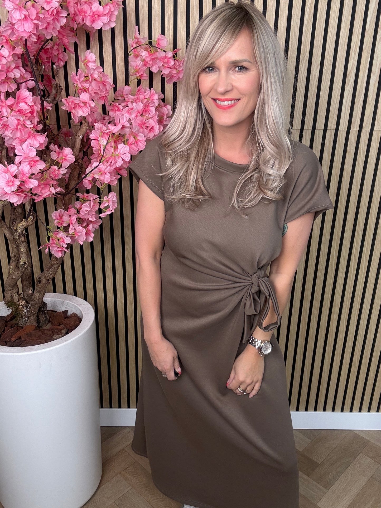 Jurk | Biba | Taupe