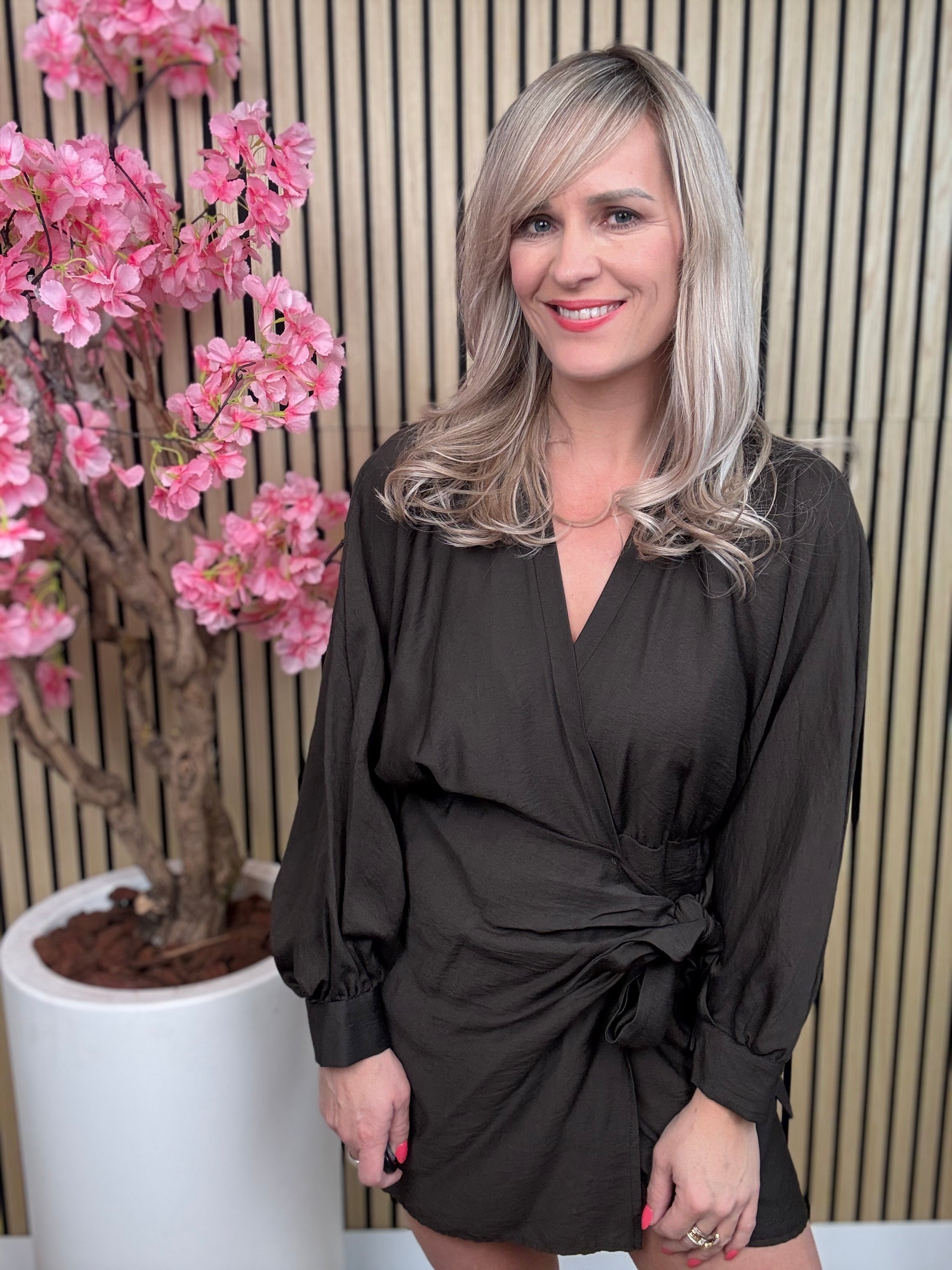 Jurk | Melissa | Chocolade bruin