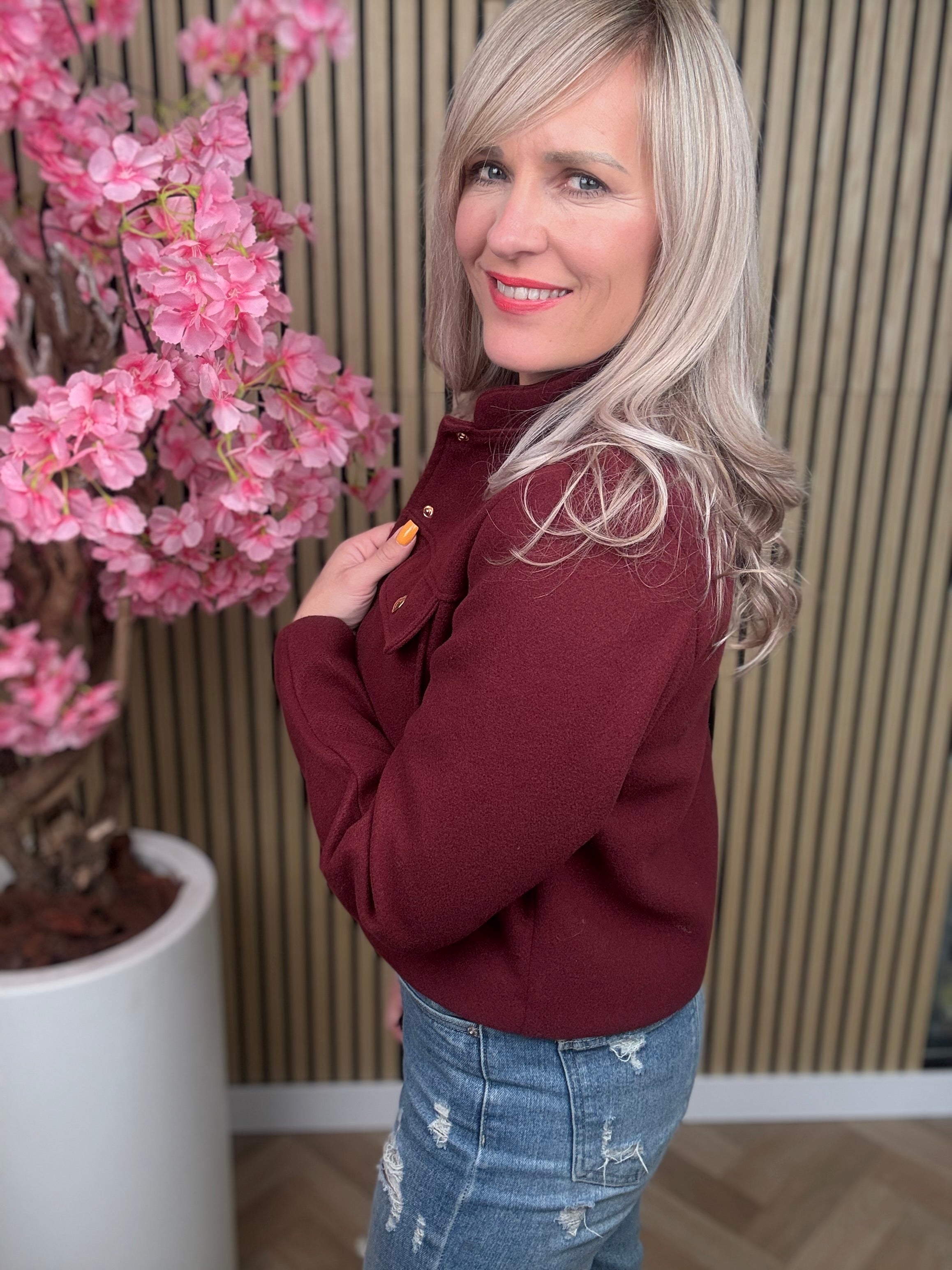Jasje | Britt | Bordeaux rood