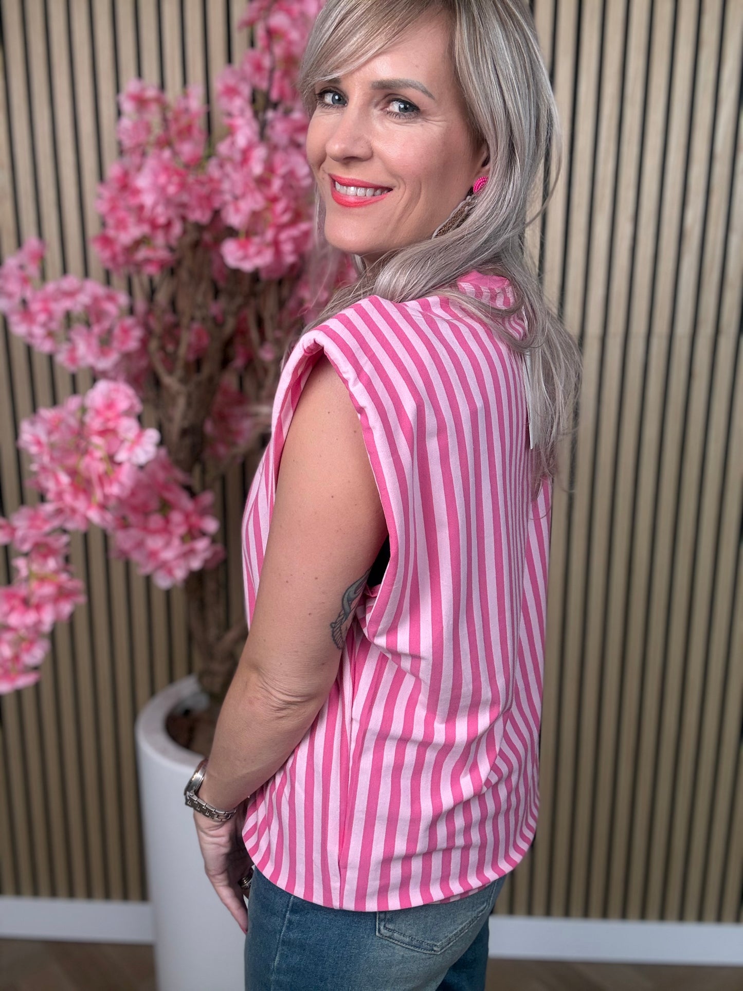 Top | fuchsia en roze | Hartje