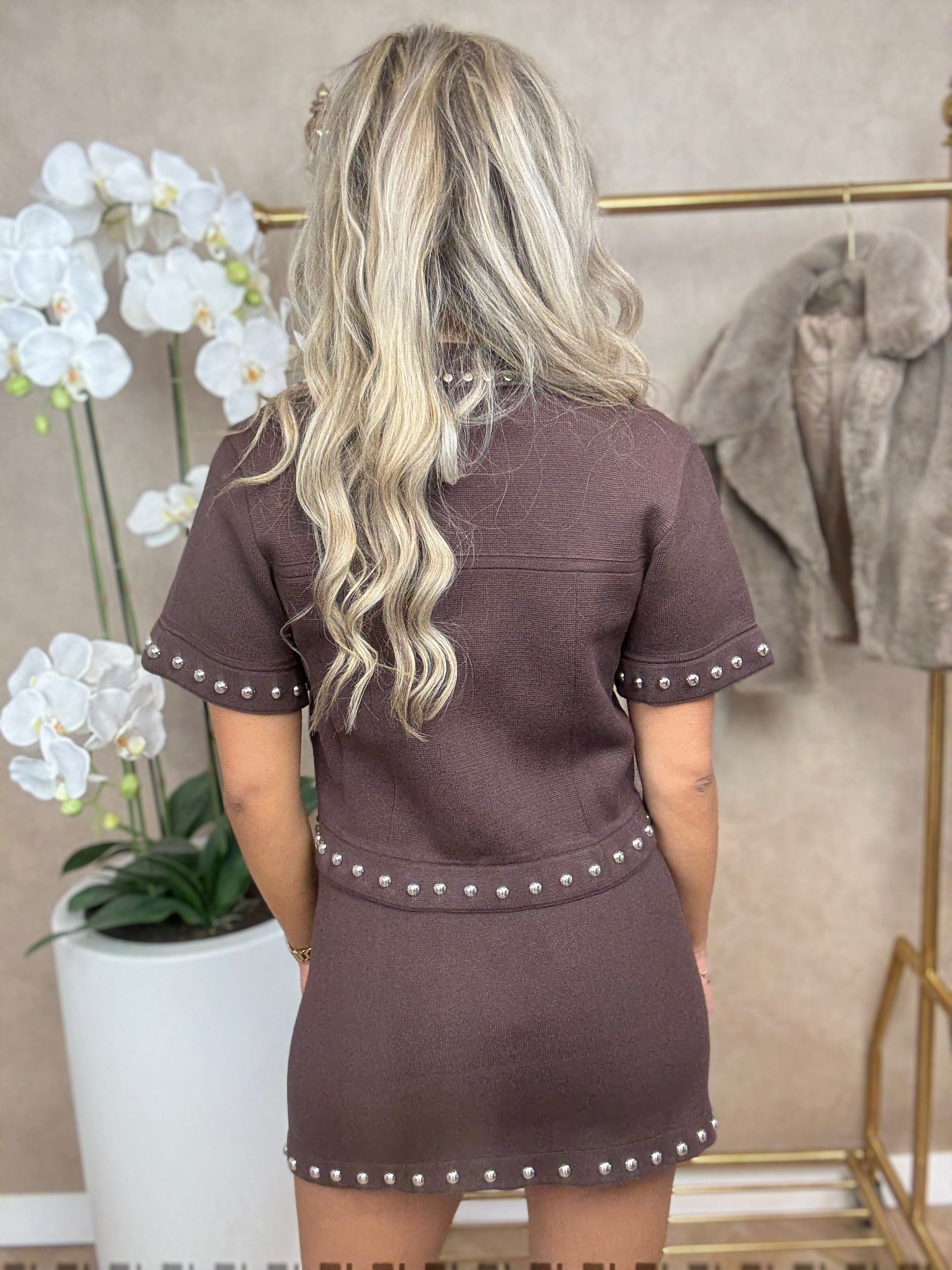 Setje | Studs | Bruin