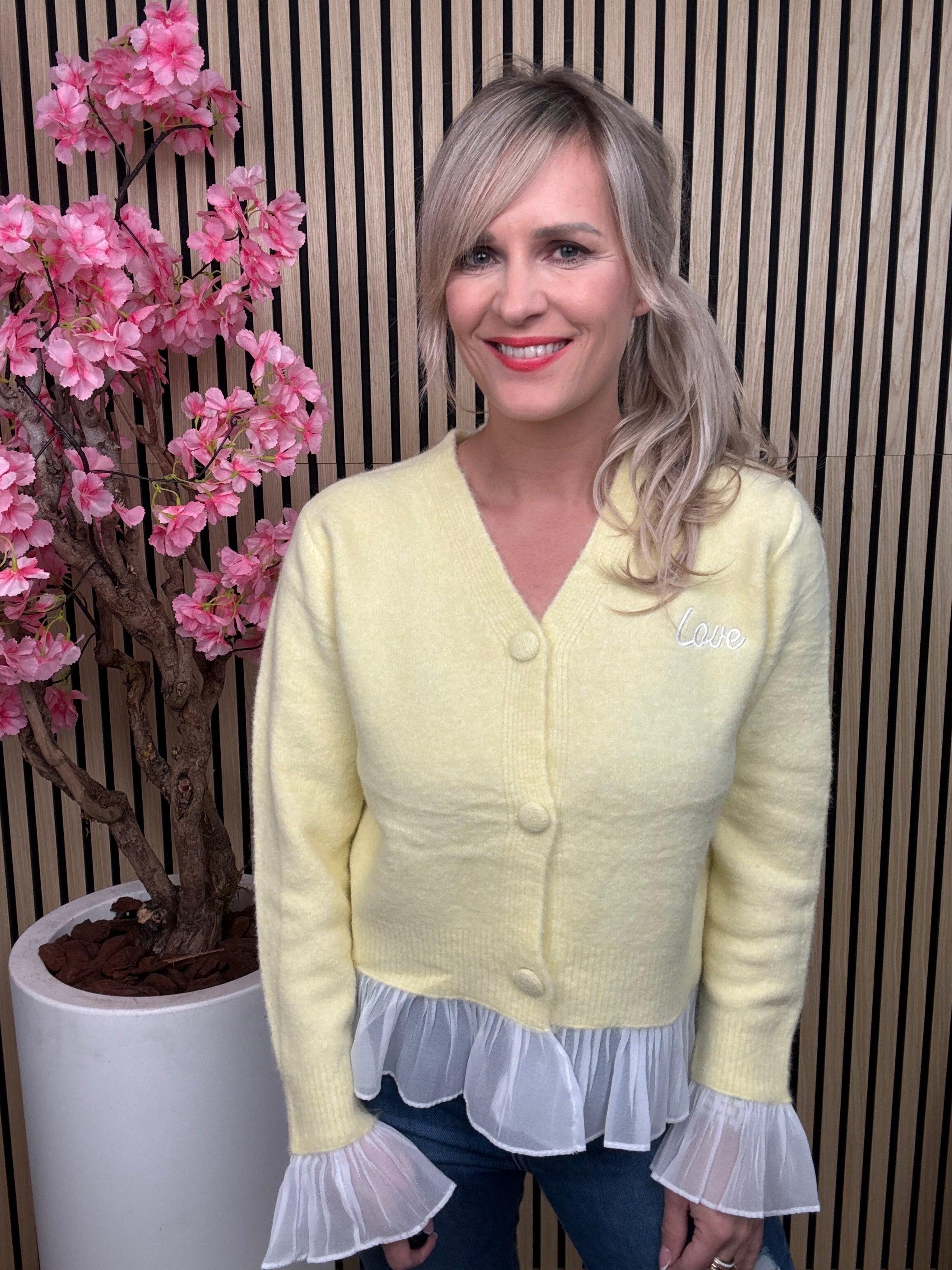 Vestje | Love | Geel