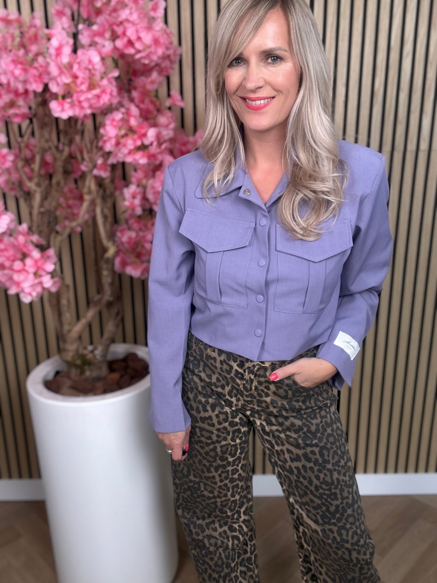 Jeans | Leopard | Azzurro