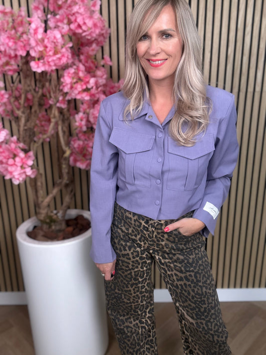 Jeans | Leopard | Azzurro