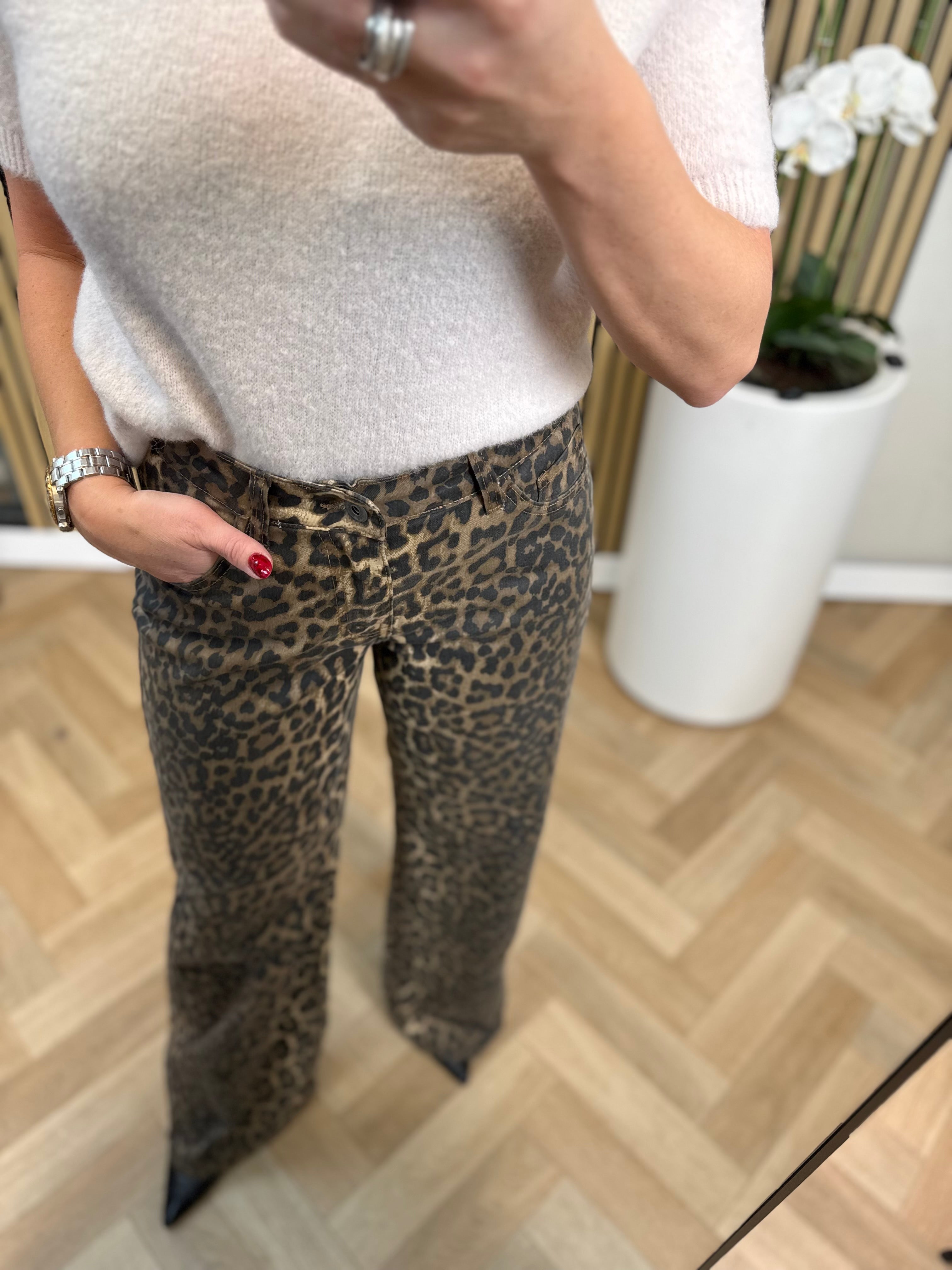 Jeans | Leopard | Azzurro