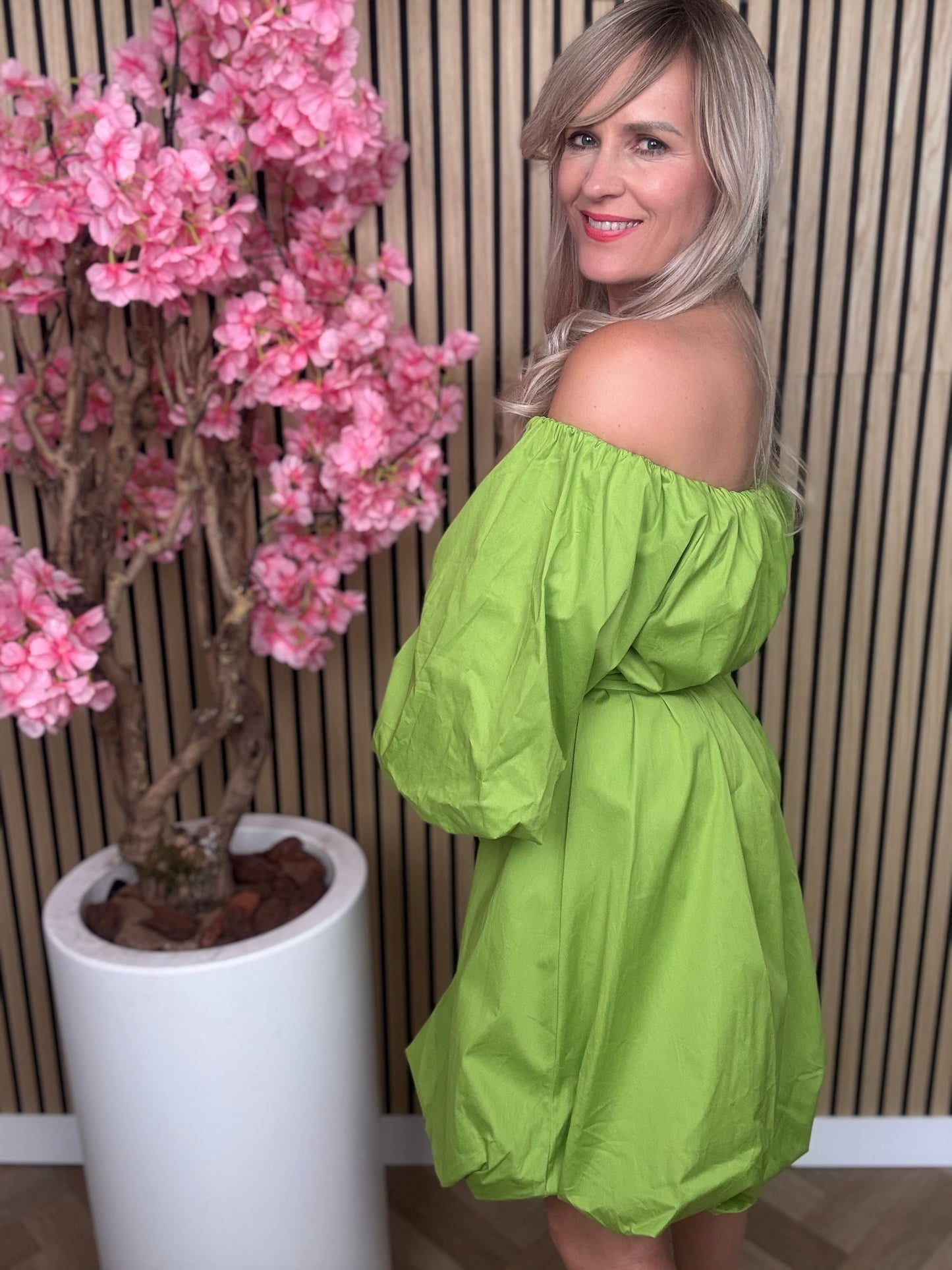 Azzurro | Off-Shoulder | Jurk 💚