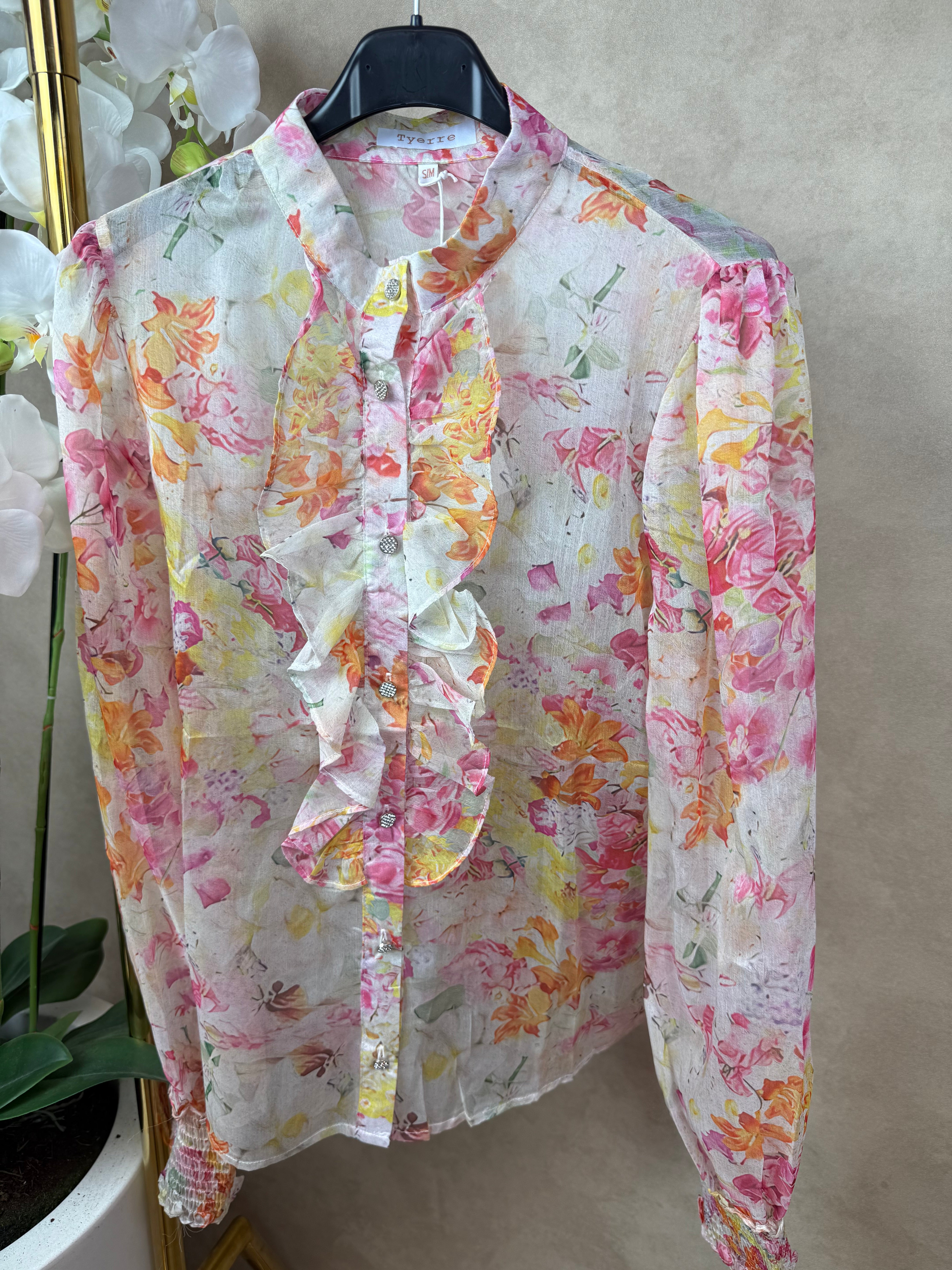 Blouse | Amaya | Roze oranje