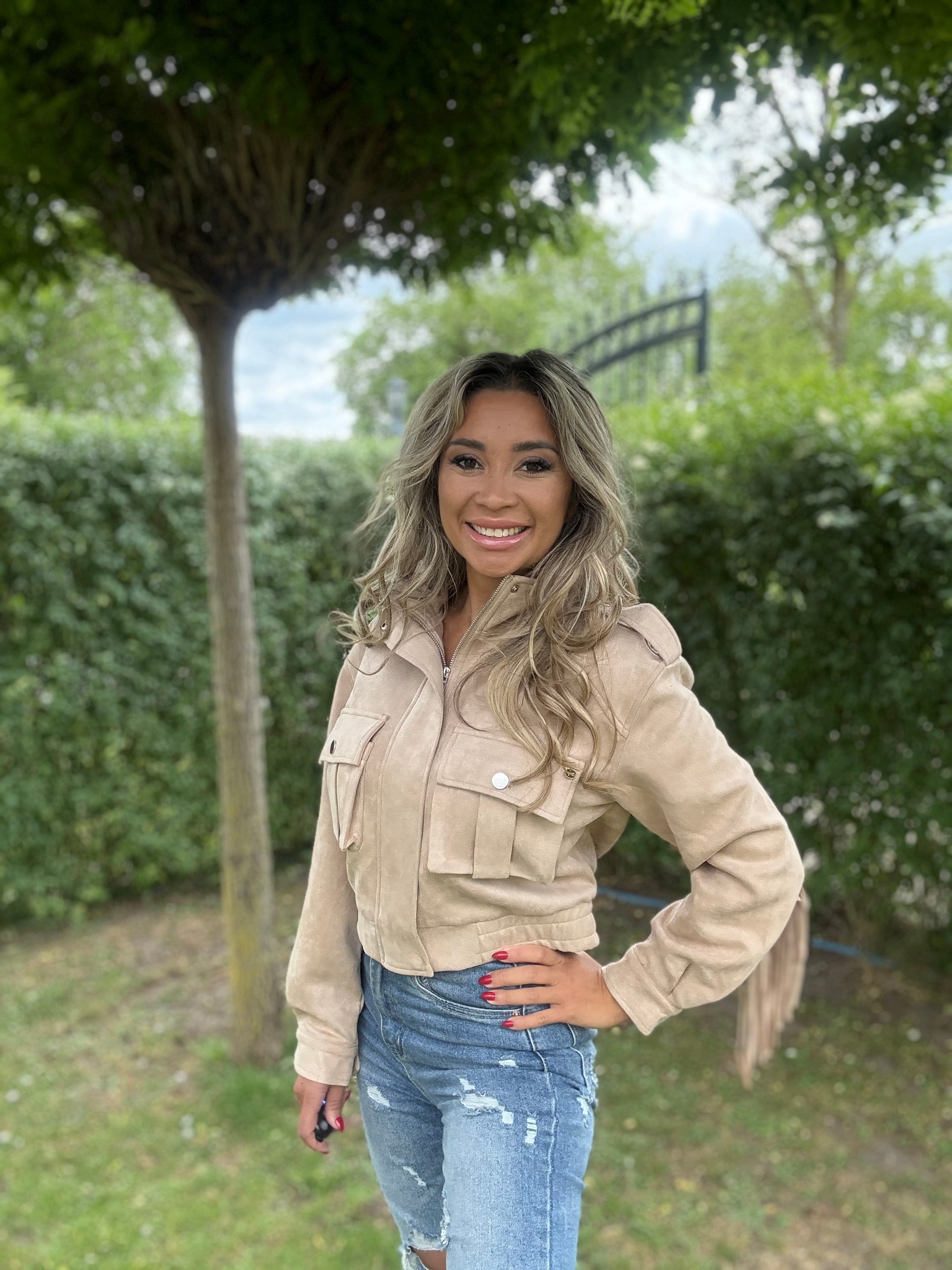 Jasje | Fringes | Taupe